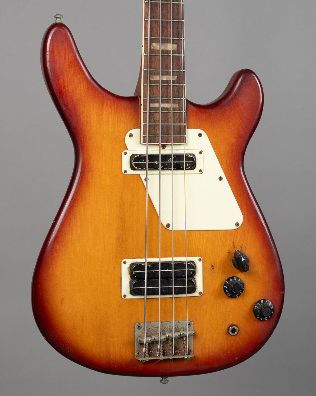 c1990s Guya (Guyatone) Character Bass (Japan, Sunburst)