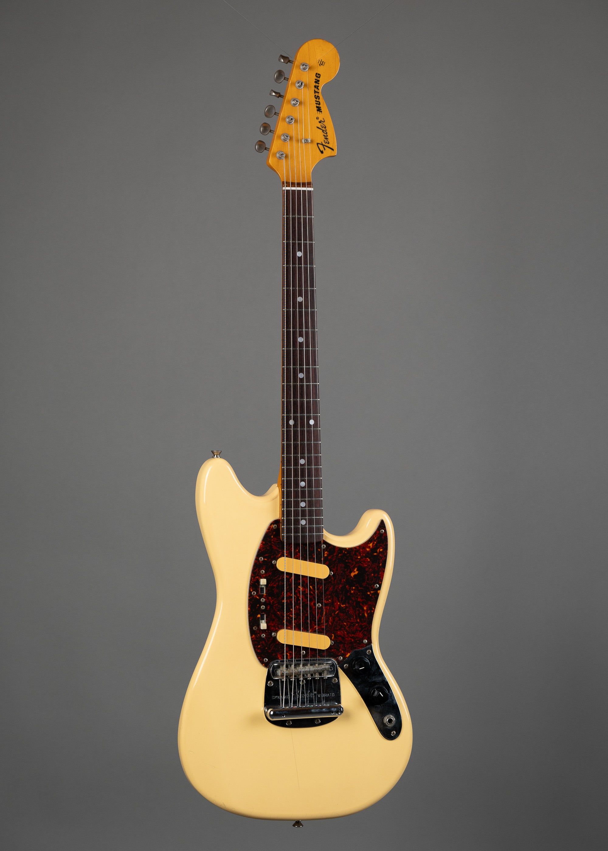 c1997 Fender MG-65 Mustang (Japan, Olympic White, Gig Bag)