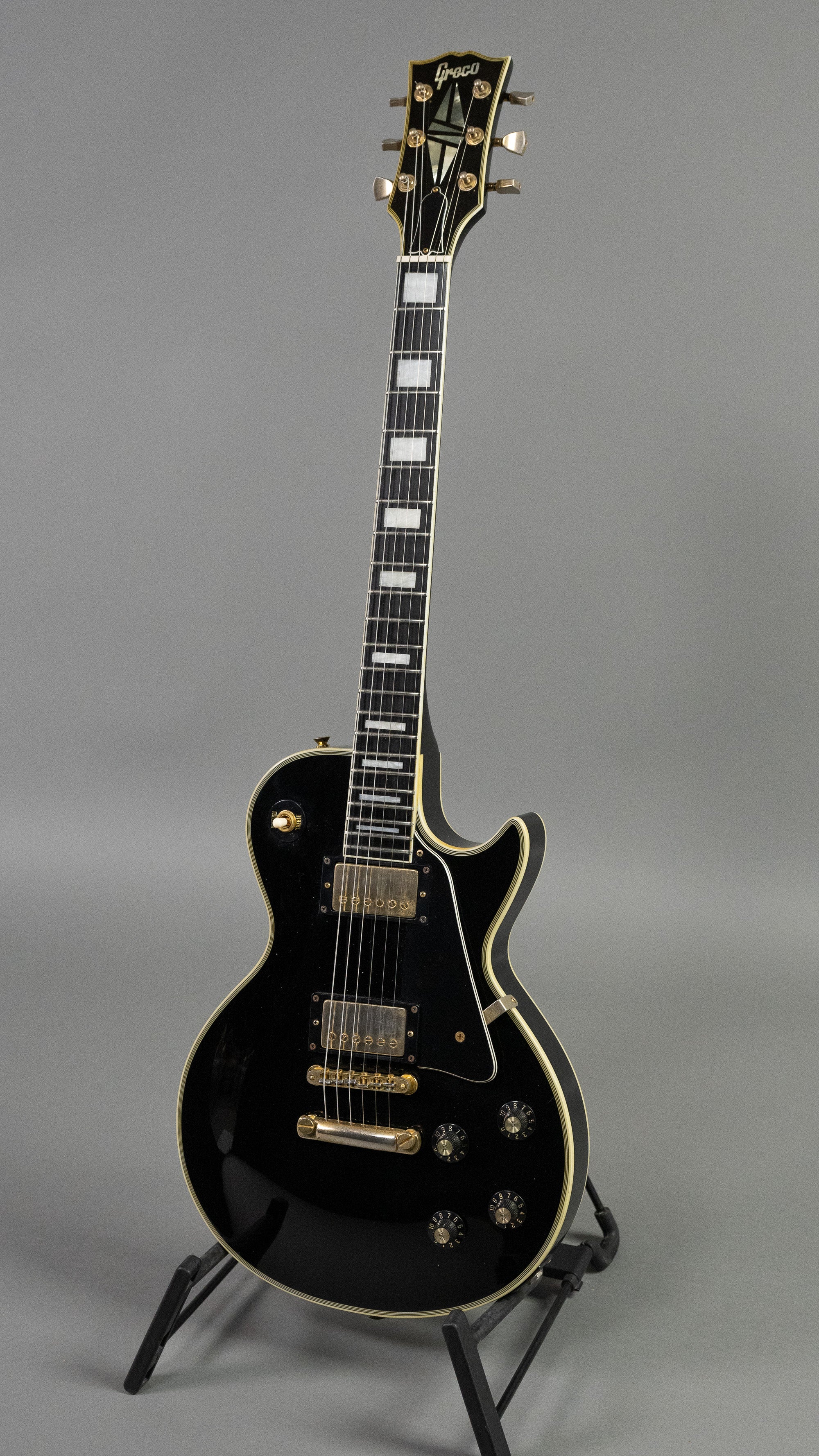 c1990s Greco Les Paul Custom (Korea, Black, Gig Bag)