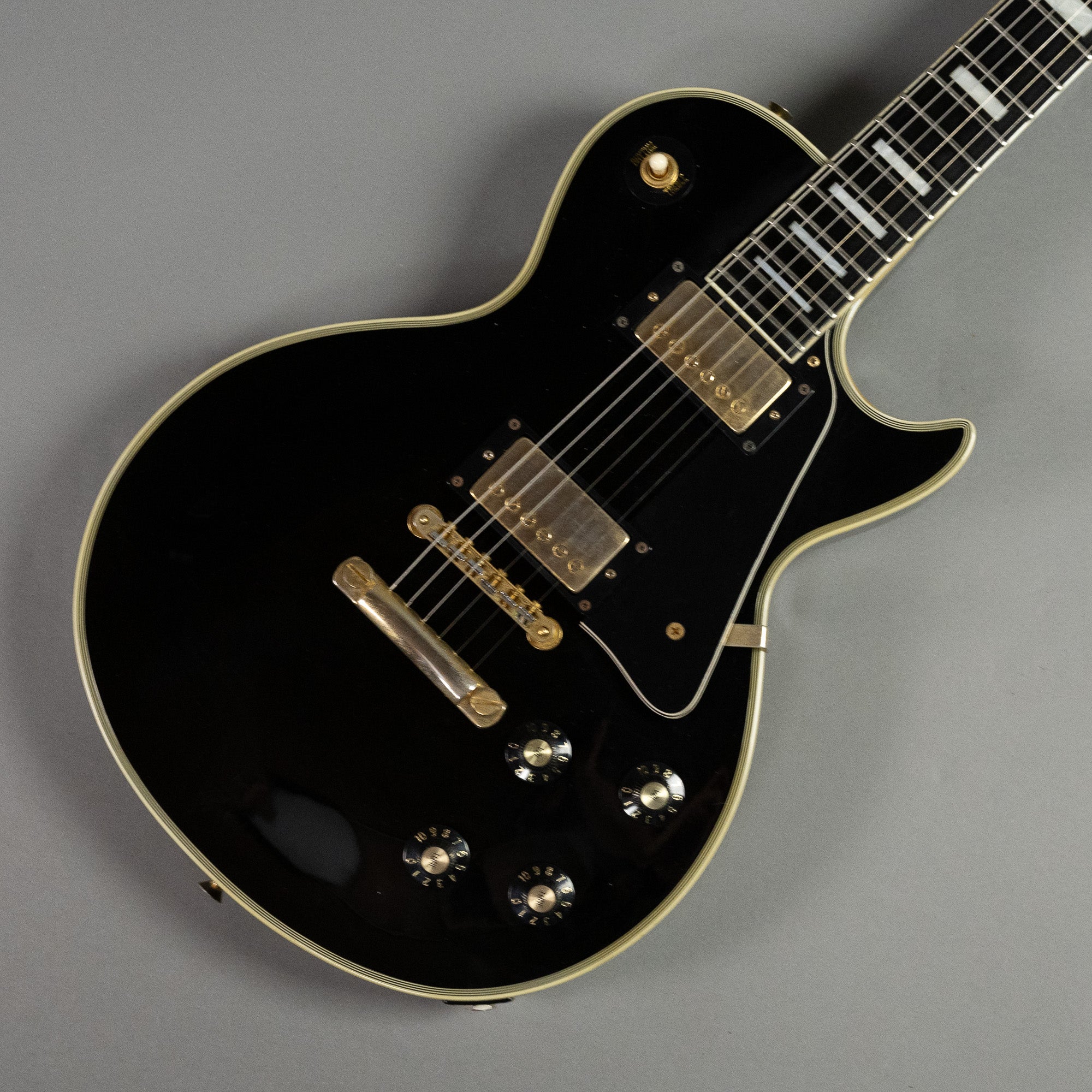 c1990s Greco Les Paul Custom (Korea, Black, Gig Bag)