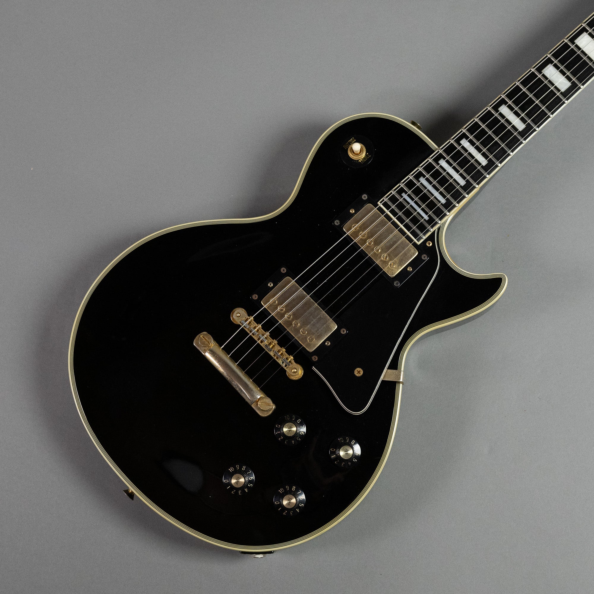 c1990s Greco Les Paul Custom (Korea, Black, Gig Bag)