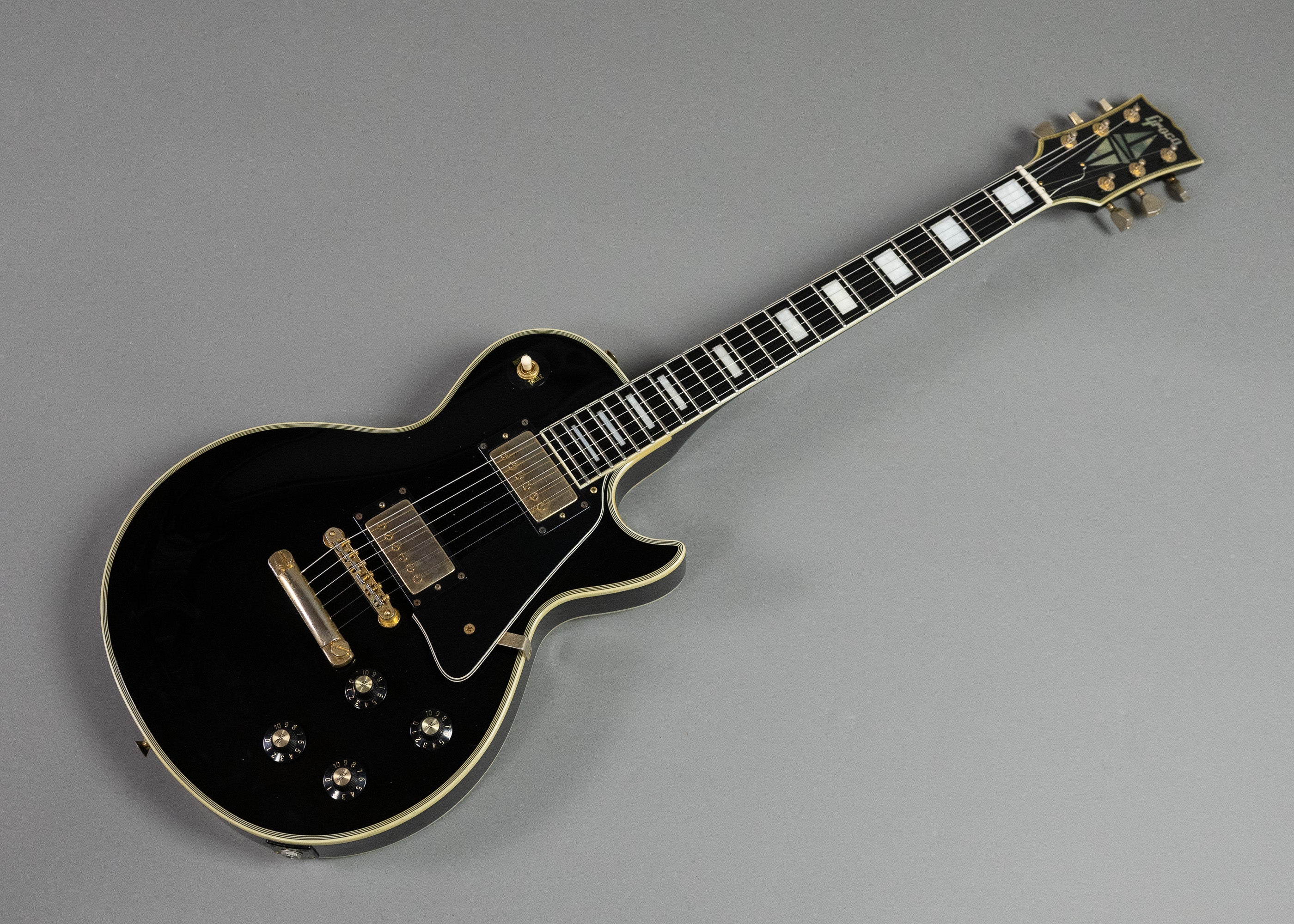 c1990s Greco Les Paul Custom (Korea, Black, Gig Bag)