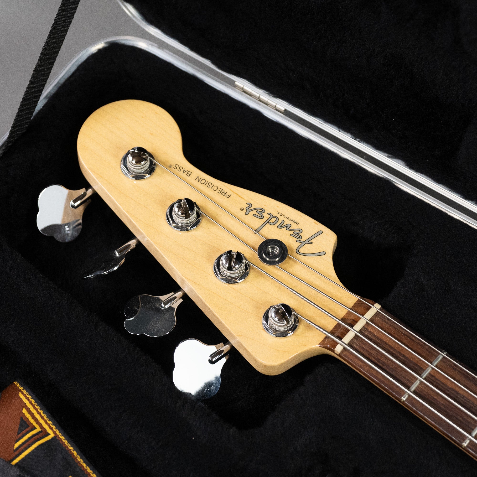 2013 Fender Standard Precision Bass (USA, Black, OHSC)