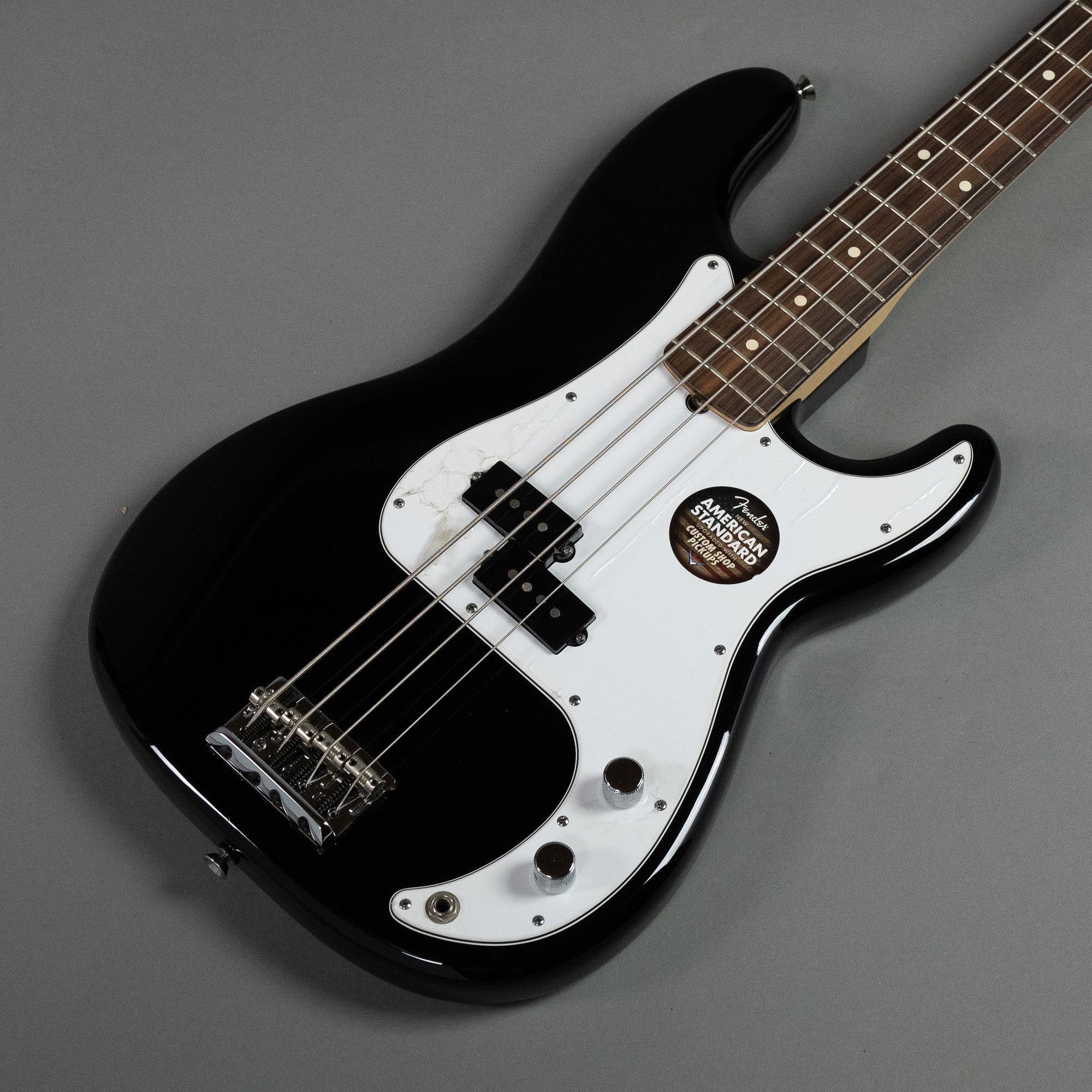 2013 Fender Standard Precision Bass (USA, Black, OHSC)