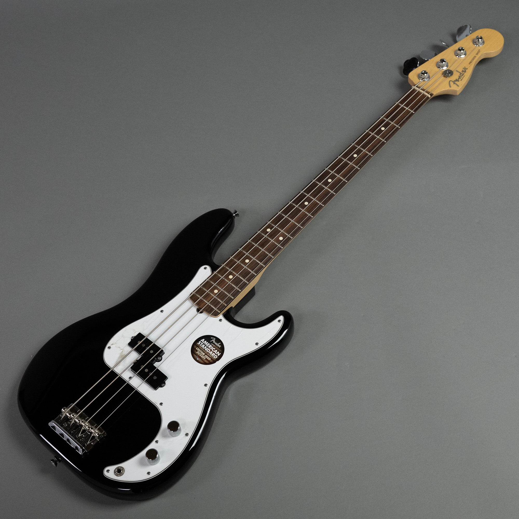 2013 Fender Standard Precision Bass (USA, Black, OHSC)