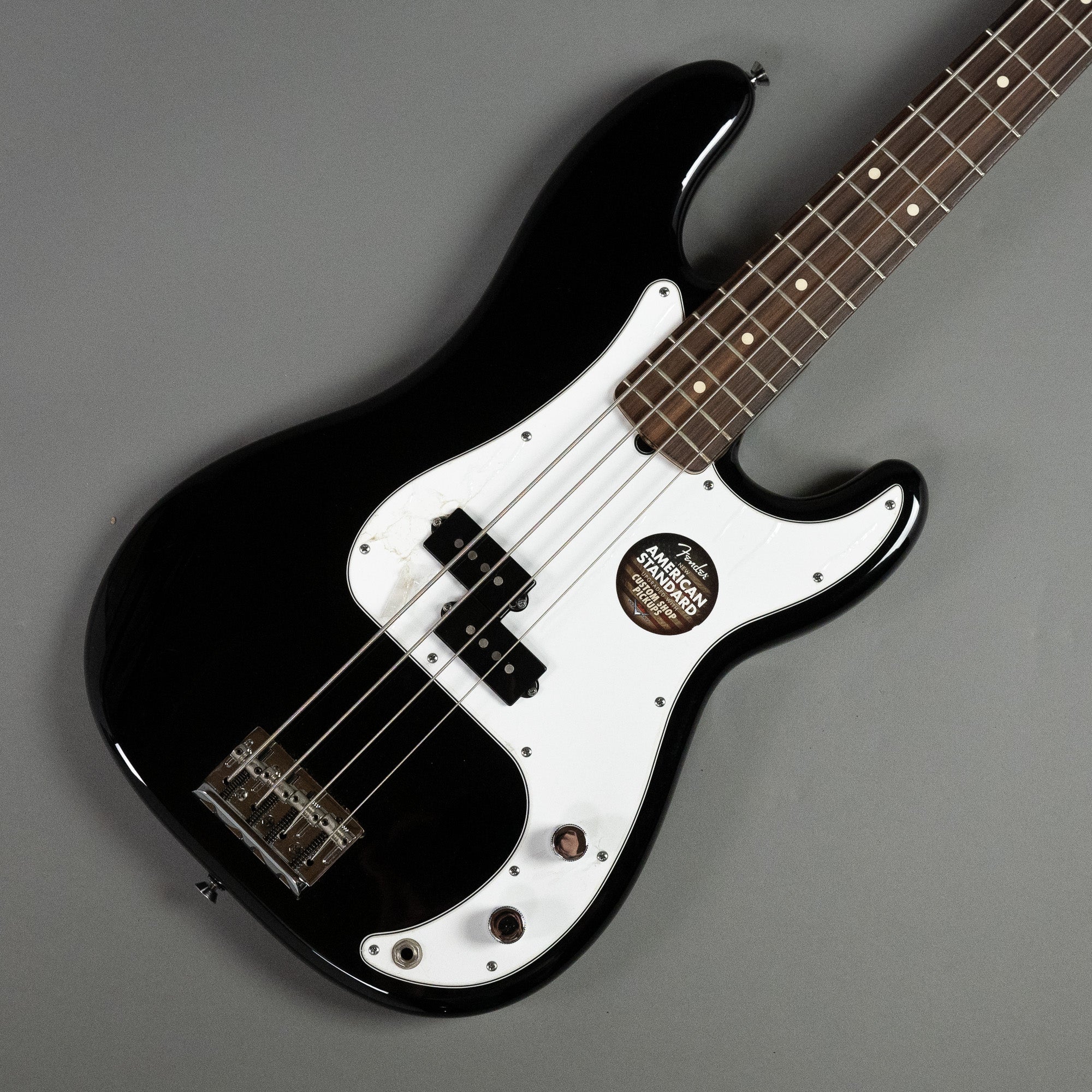 2013 Fender Standard Precision Bass (USA, Black, OHSC)