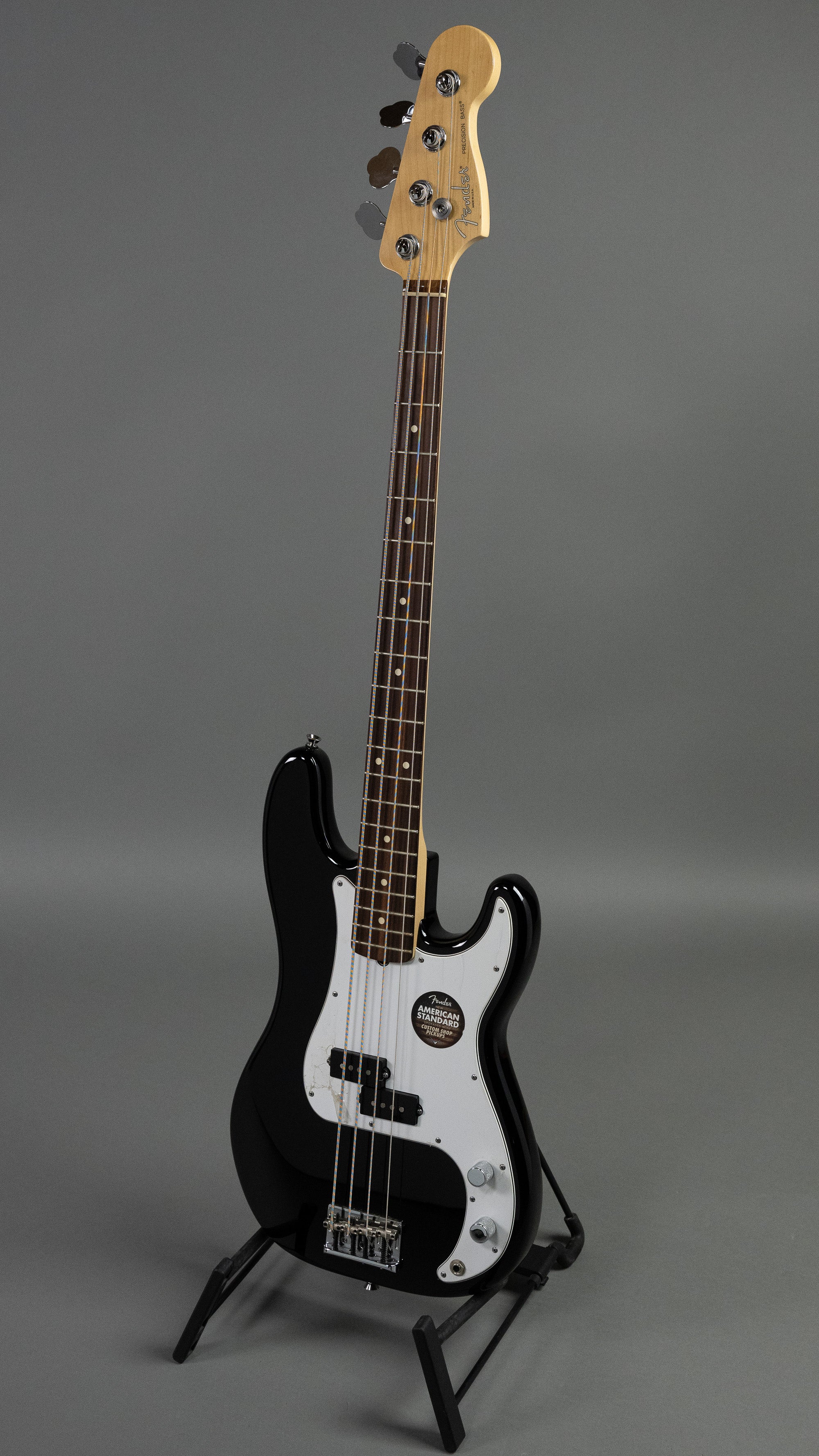 2013 Fender Standard Precision Bass (USA, Black, OHSC)