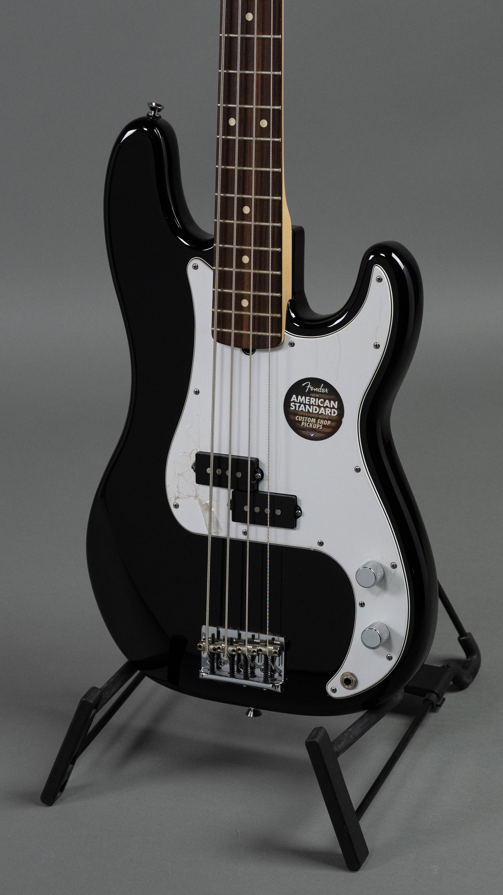 2013 Fender Standard Precision Bass (USA, Black, OHSC)