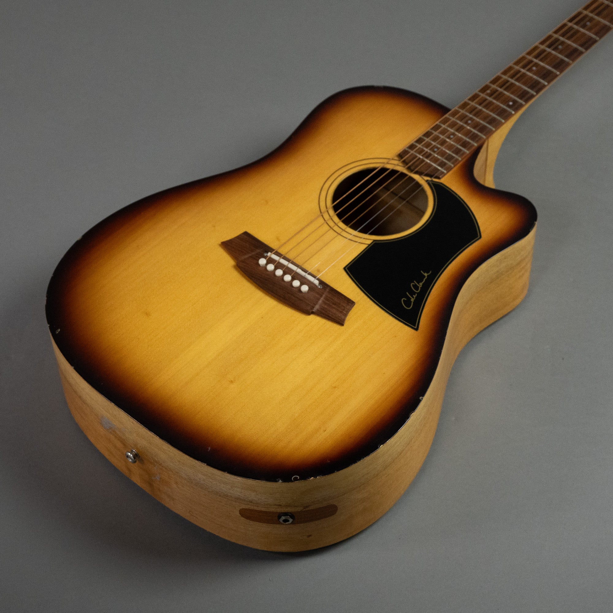 c2010s Cole Clark Fat Lady Acoustic (Australia, Sunburst, Pickup, OHSC)