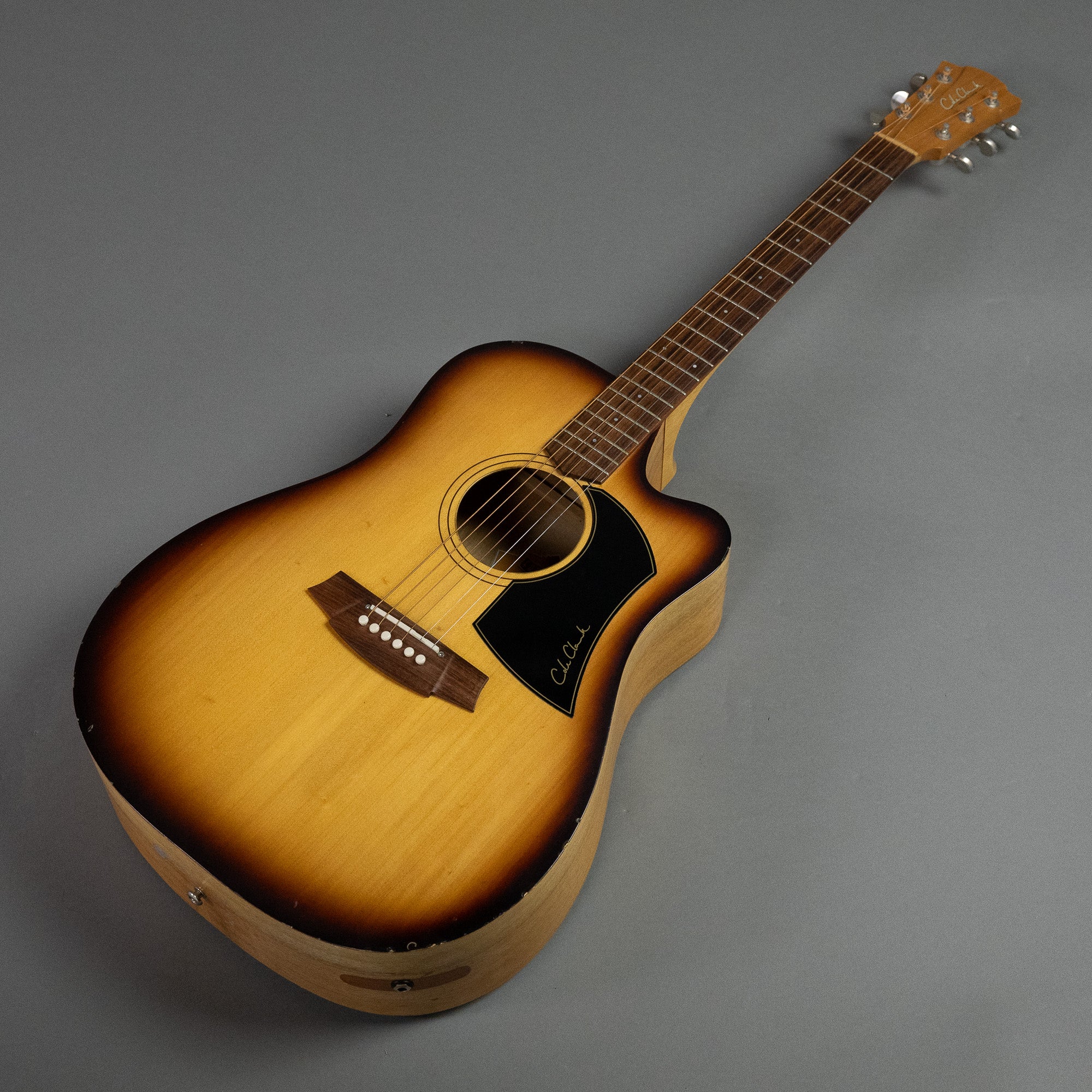 c2010s Cole Clark Fat Lady Acoustic (Australia, Sunburst, Pickup, OHSC)