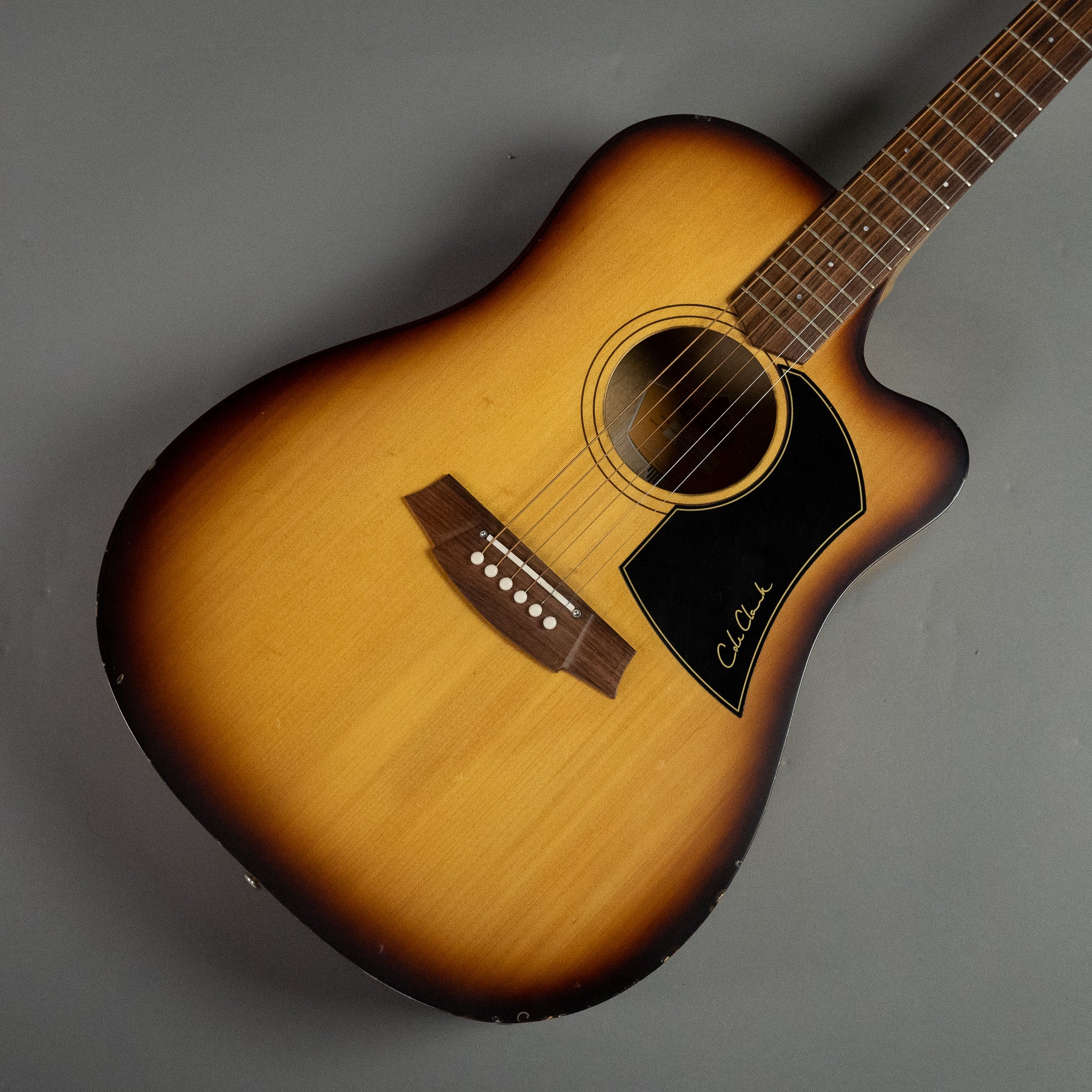 c2010s Cole Clark Fat Lady Acoustic (Australia, Sunburst, Pickup, OHSC)