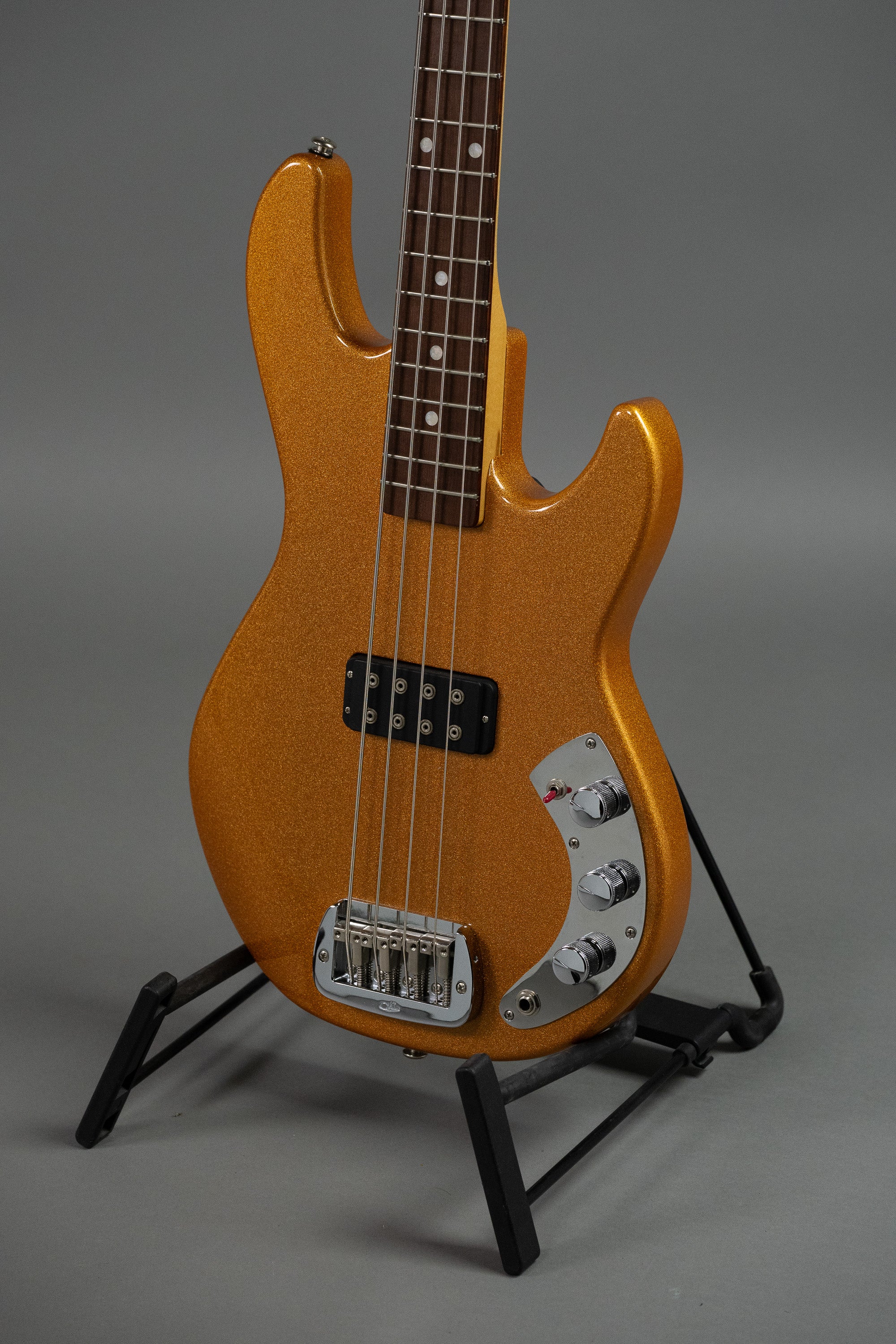 2020 G&L L-1000 Bass (Gold Sparkle, USA, HSC)