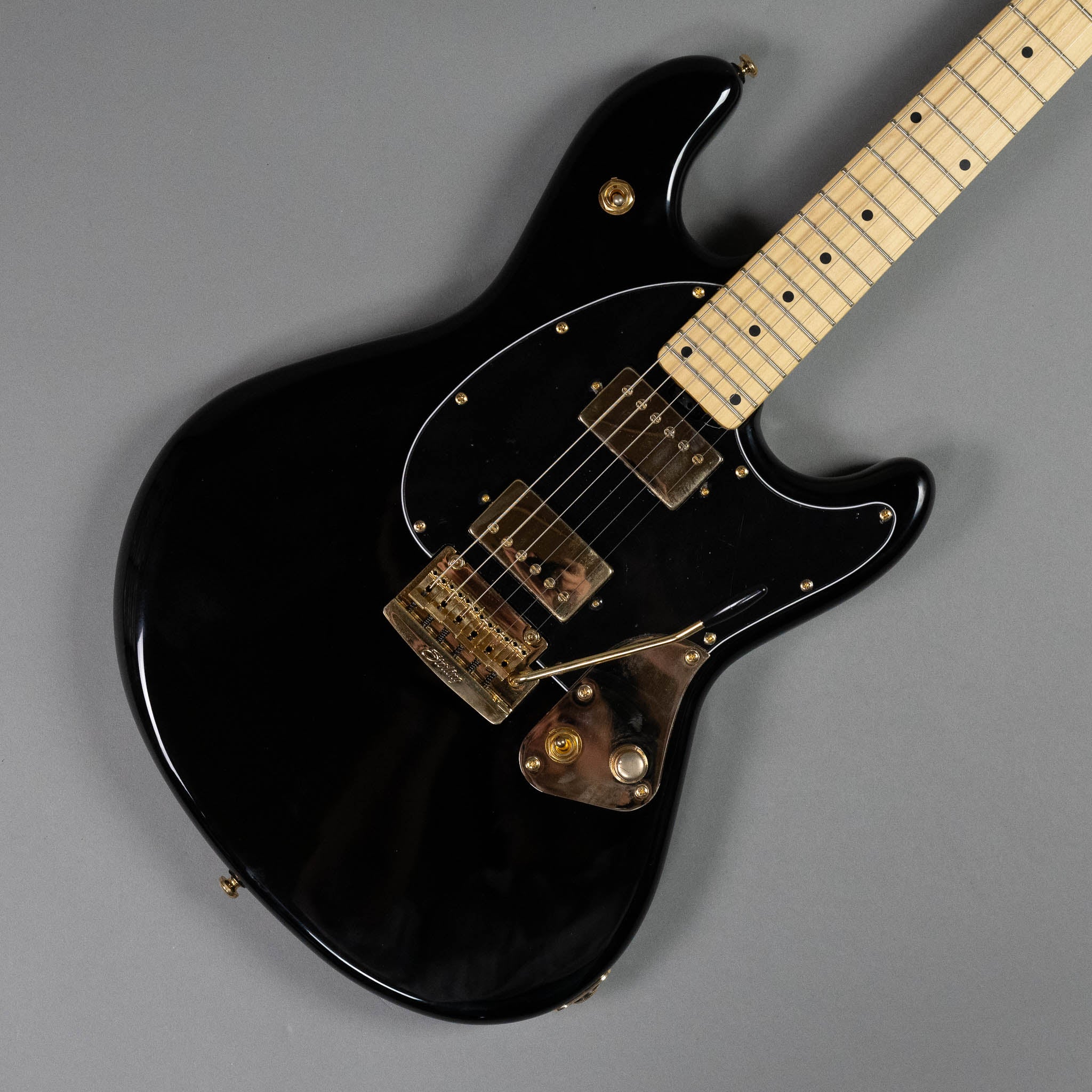 c2020s Sterling Music Man Jared Dines StingRay (Indonesia, Black, Gig Bag)