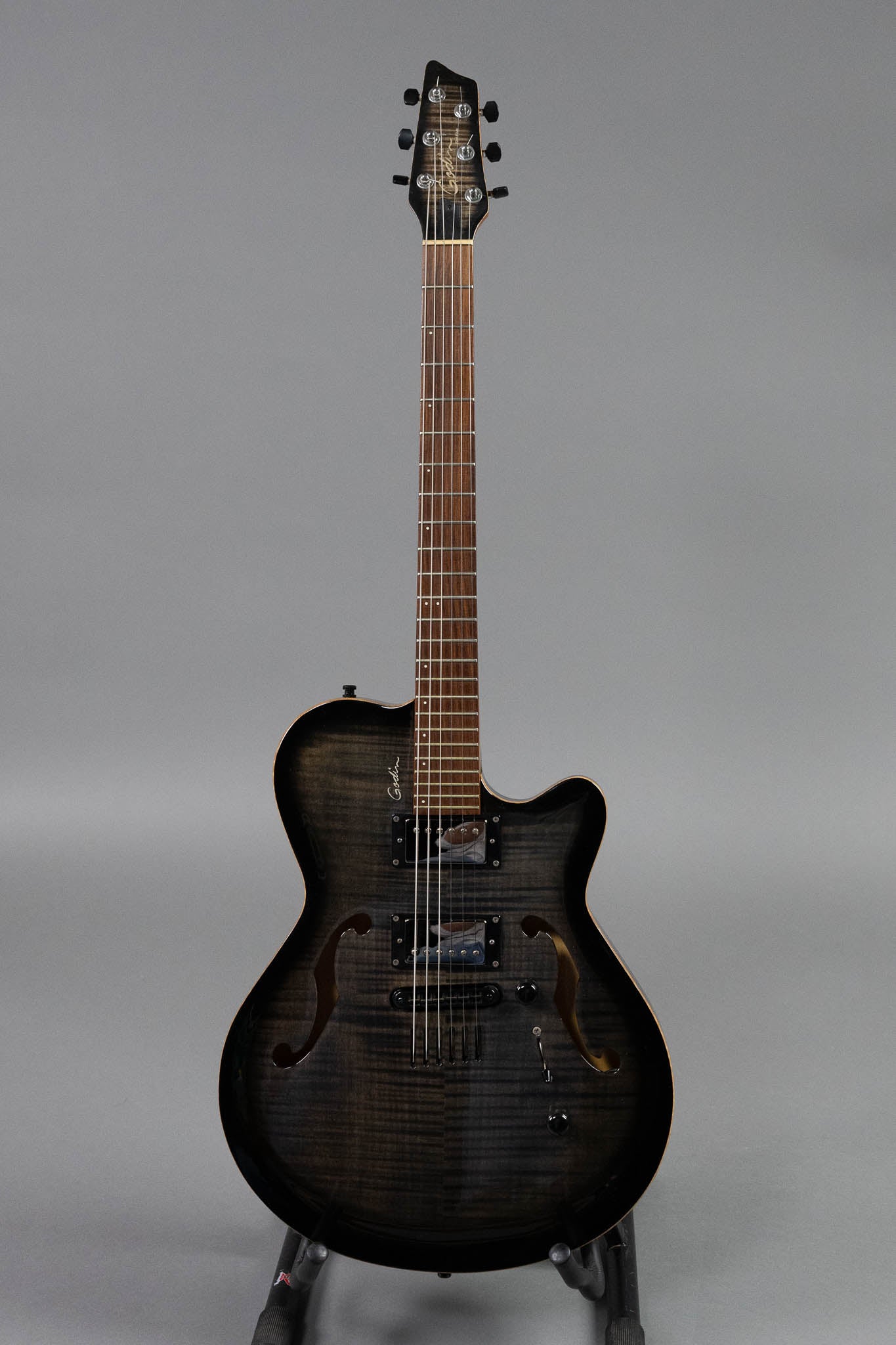 2002 Godin Flat 5 (Canada, Charcoal Burst, HSC)