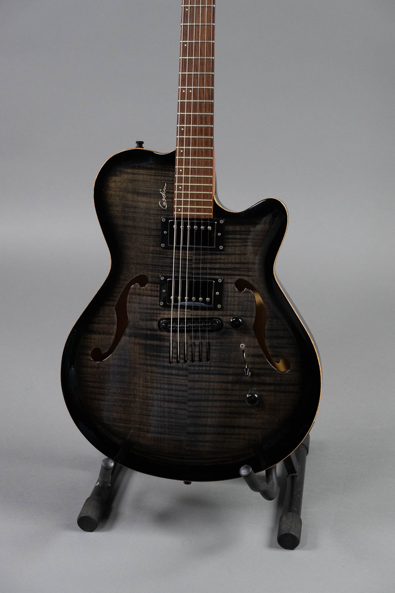 2002 Godin Flat 5 (Canada, Charcoal Burst, HSC)