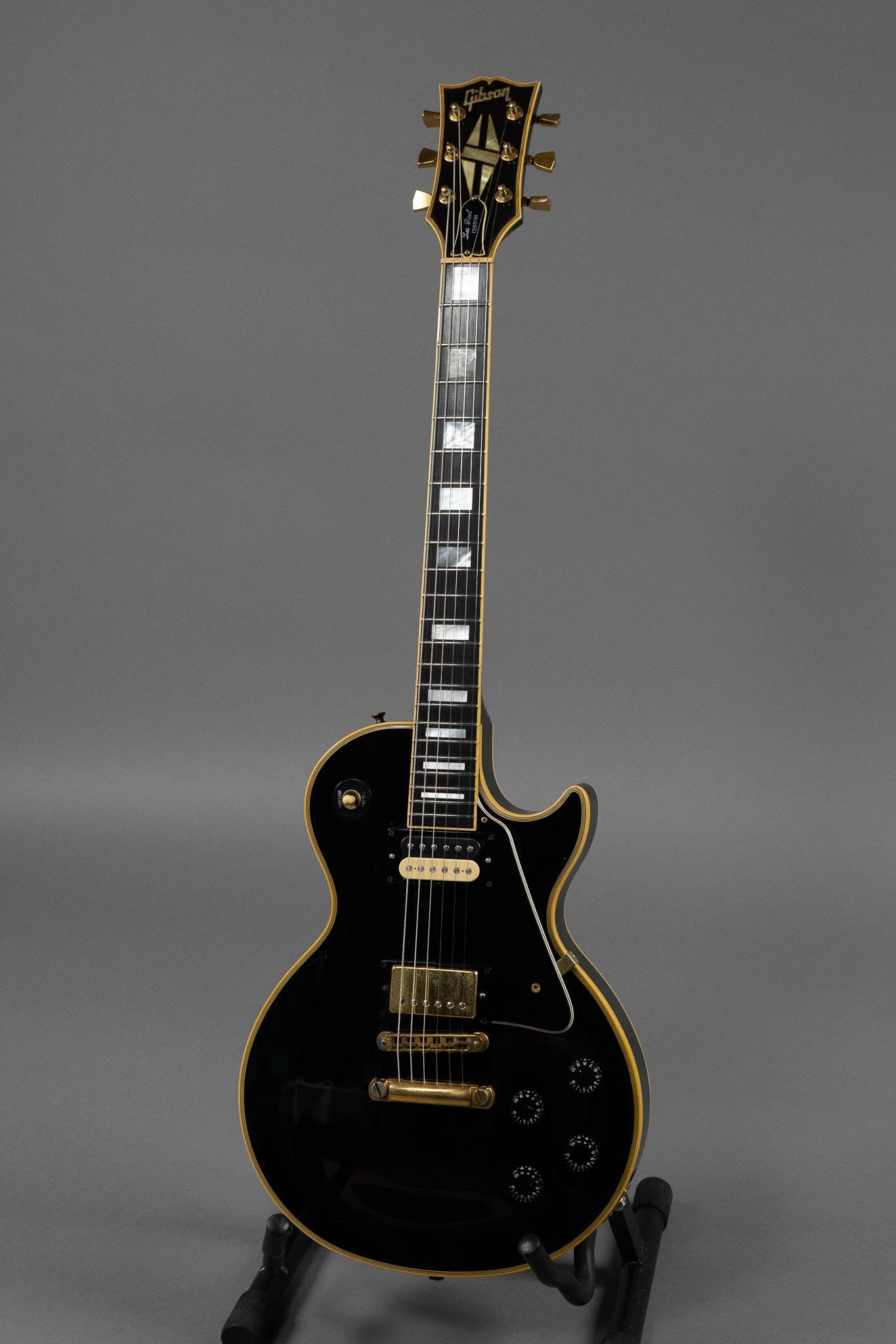 1990 Gibson Les Paul Custom (USA, Black, OHSC)