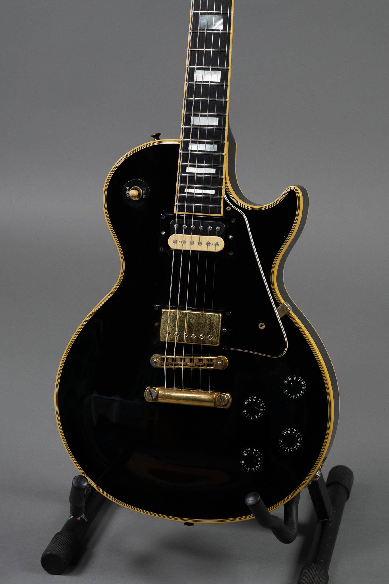 1990 Gibson Les Paul Custom (USA, Black, OHSC)