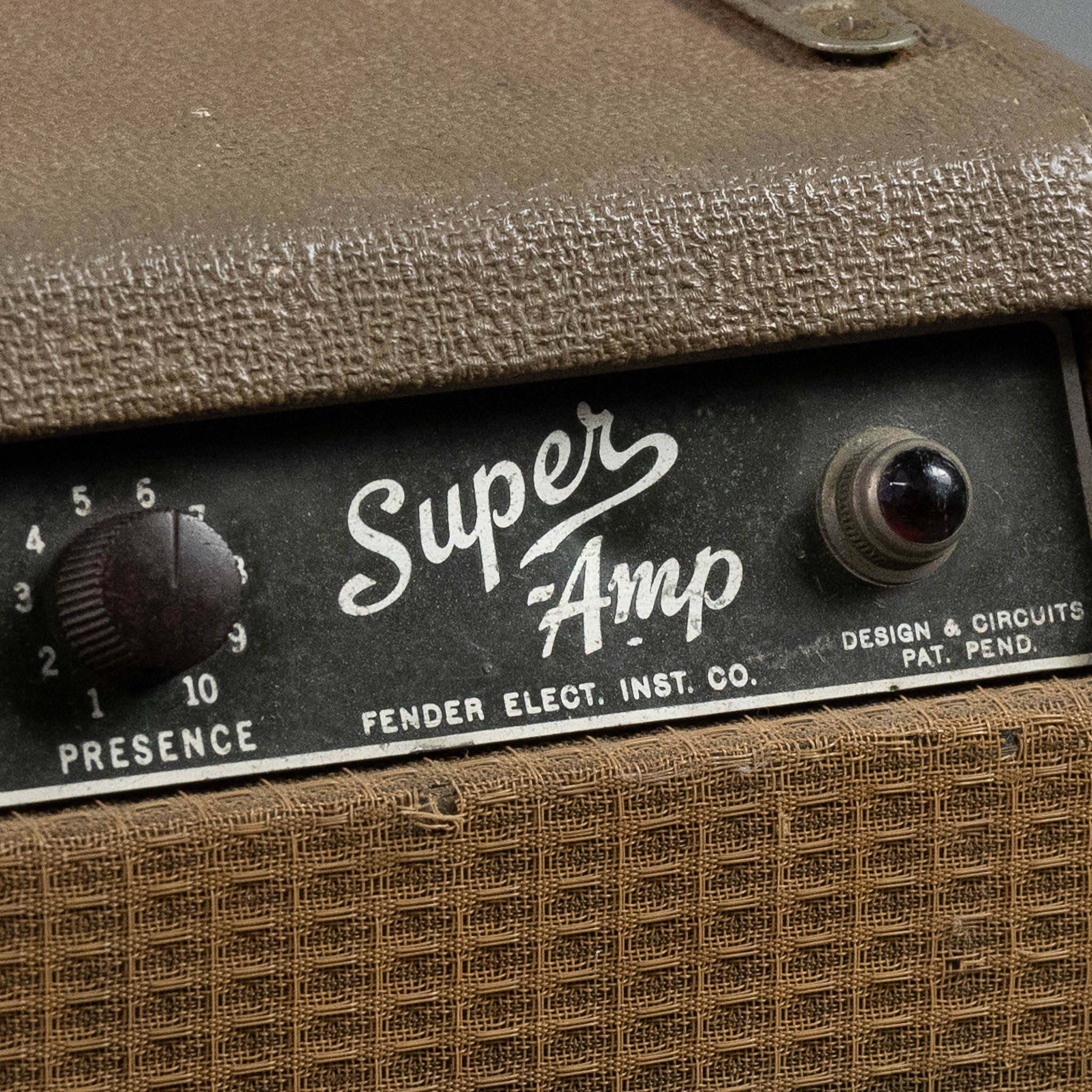 c1963 Fender Super Amp (USA, Brownface, 240v)