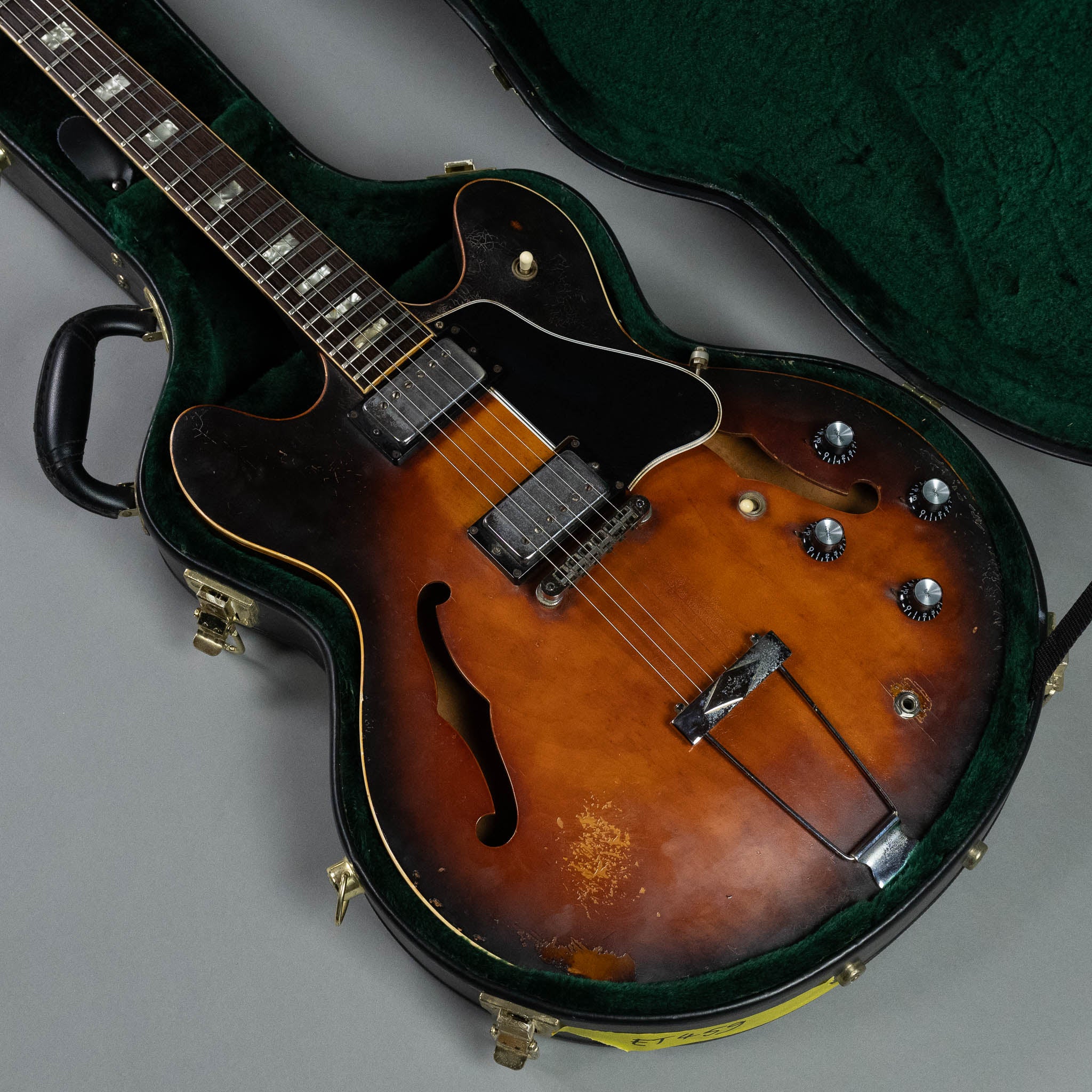 1976 Gibson ES-335TD (USA, Nicotined Sunburst, HSC)