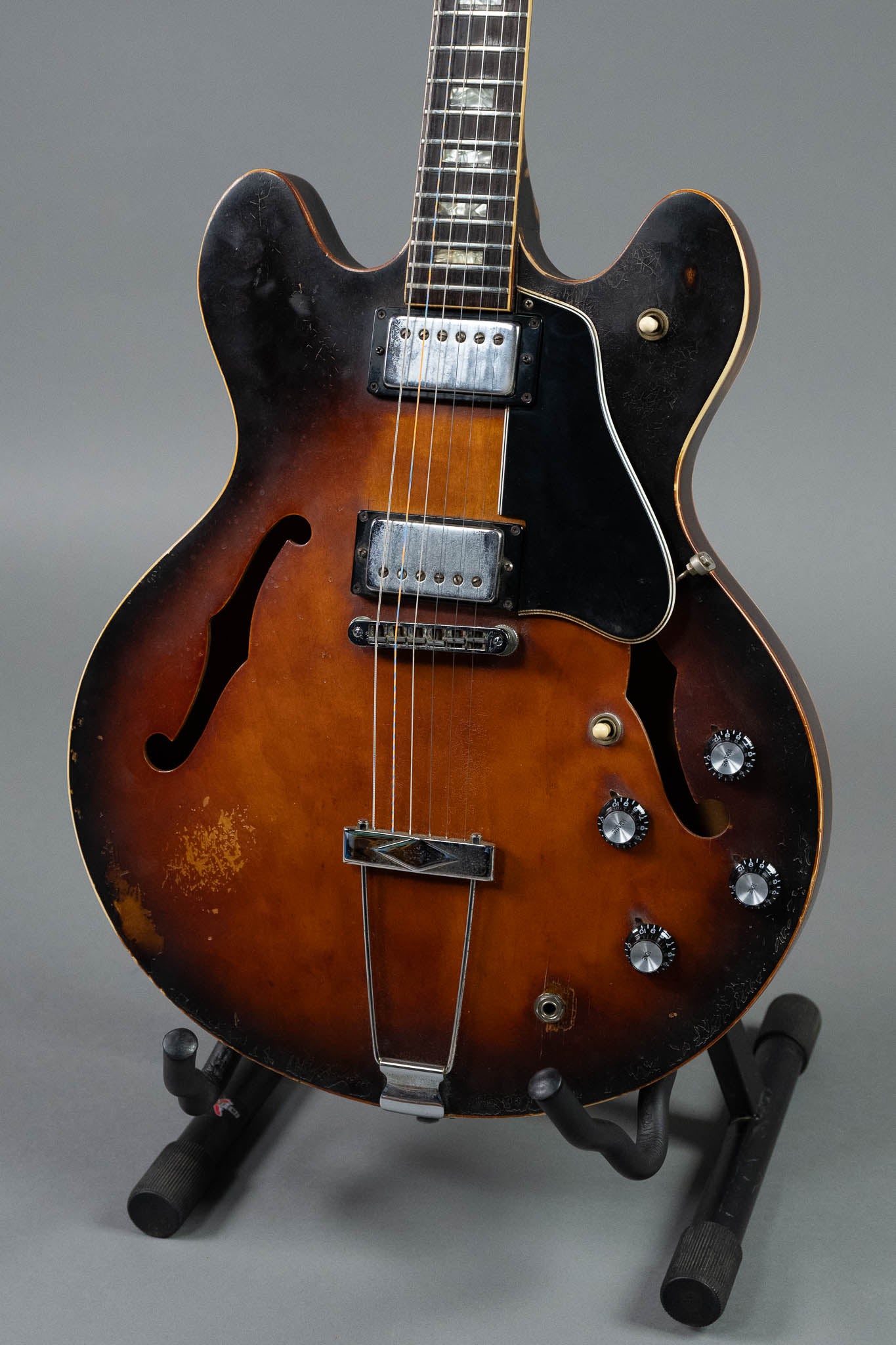 1976 Gibson ES-335TD (USA, Nicotined Sunburst, HSC)