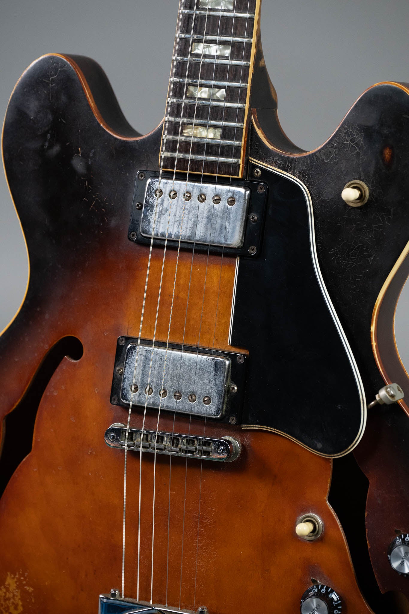 1976 Gibson ES-335TD (USA, Nicotined Sunburst, HSC)