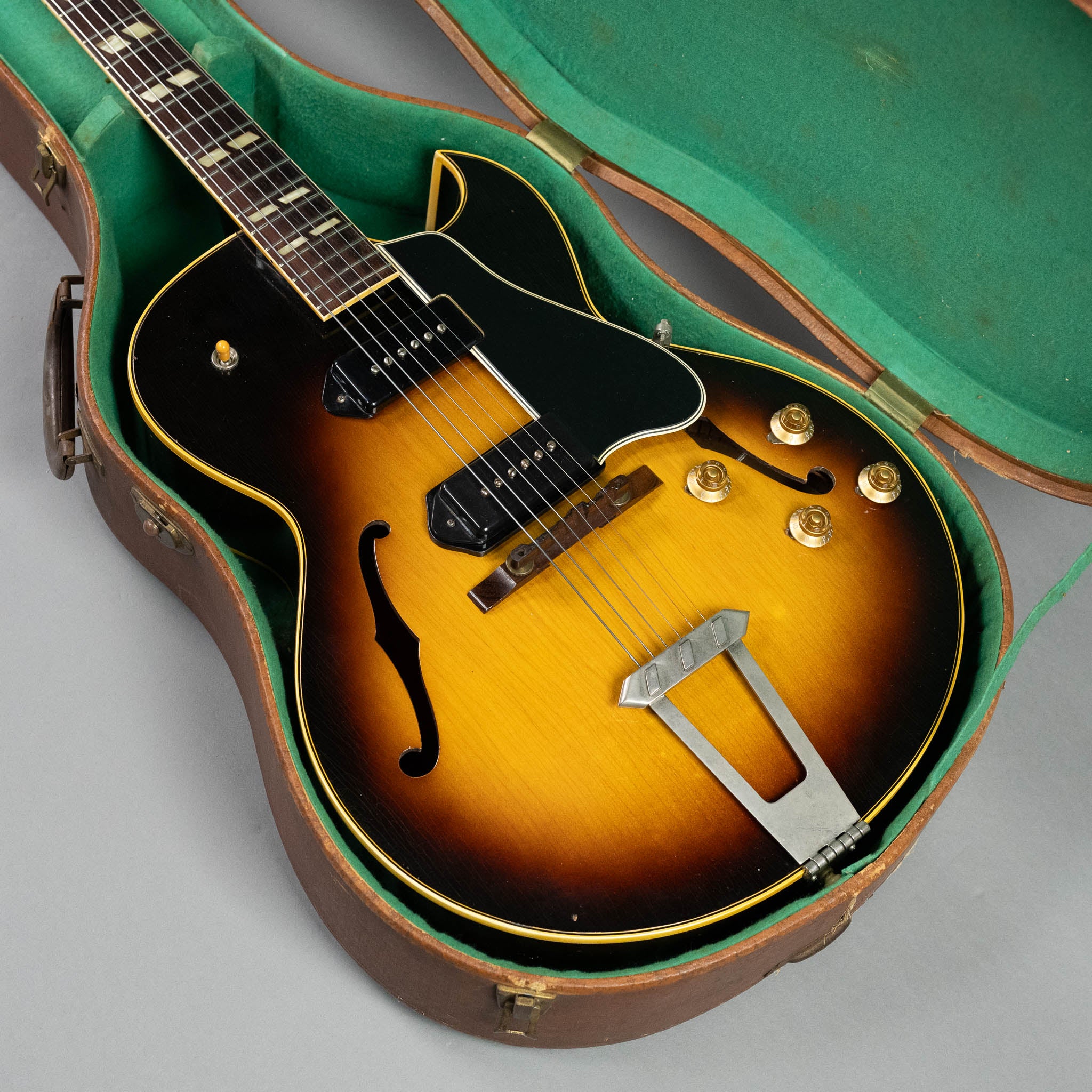 1956 Gibson ES-175 (USA, Sunburst, P90s, OHSC)