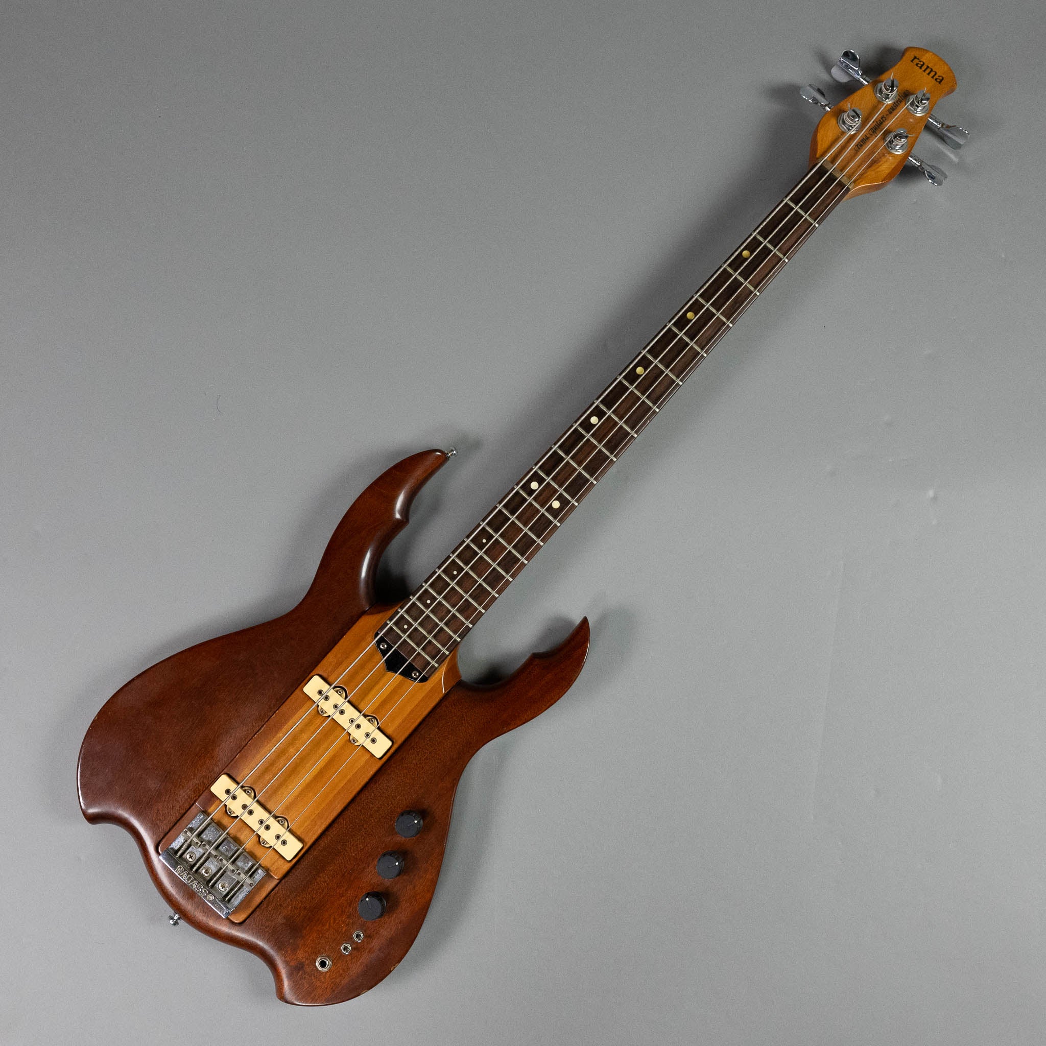 c1980s Rama Bass (Australia, Natural, Fiberglass Case)