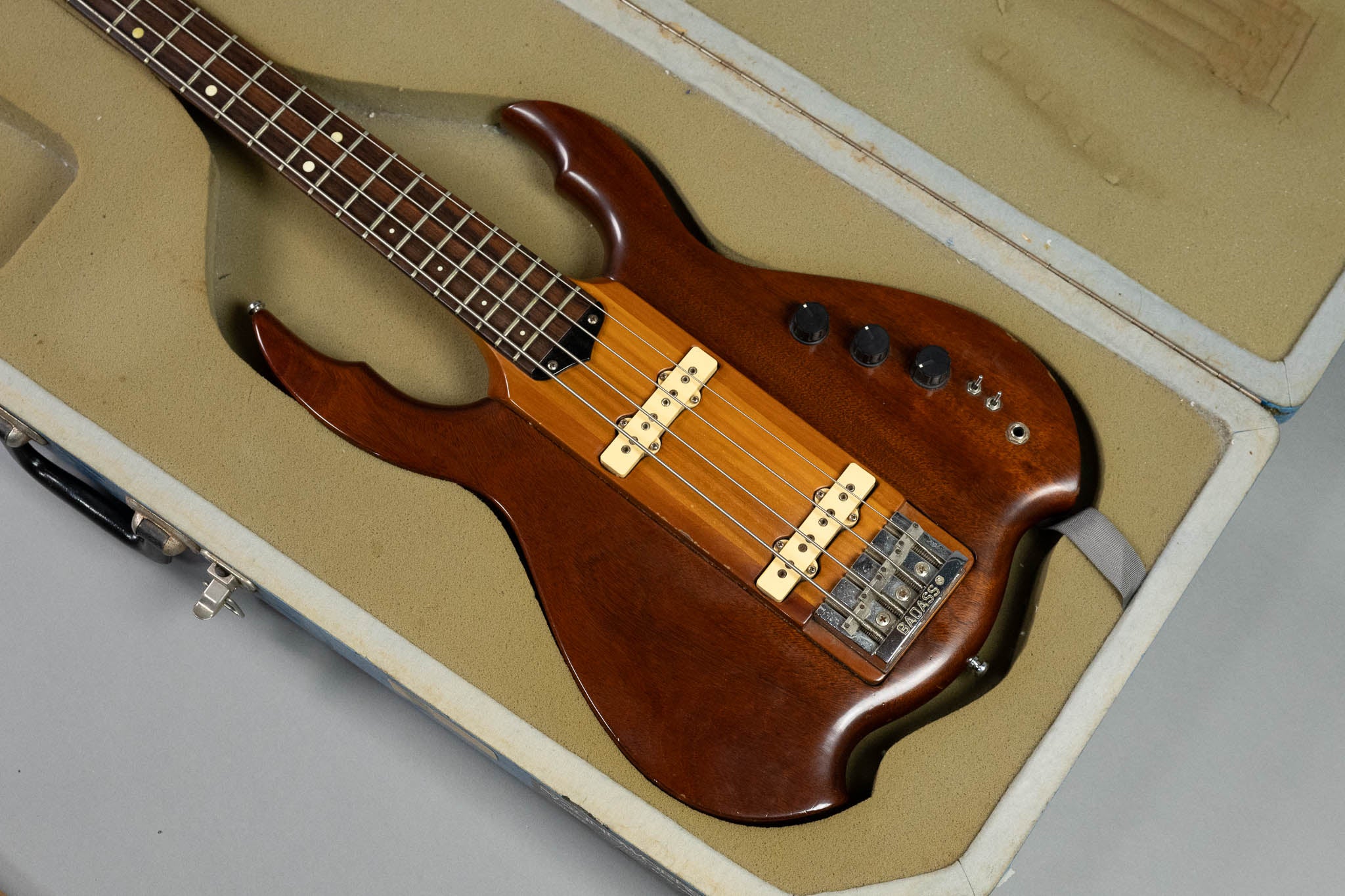 c1980s Rama Bass (Australia, Natural, Fiberglass Case)