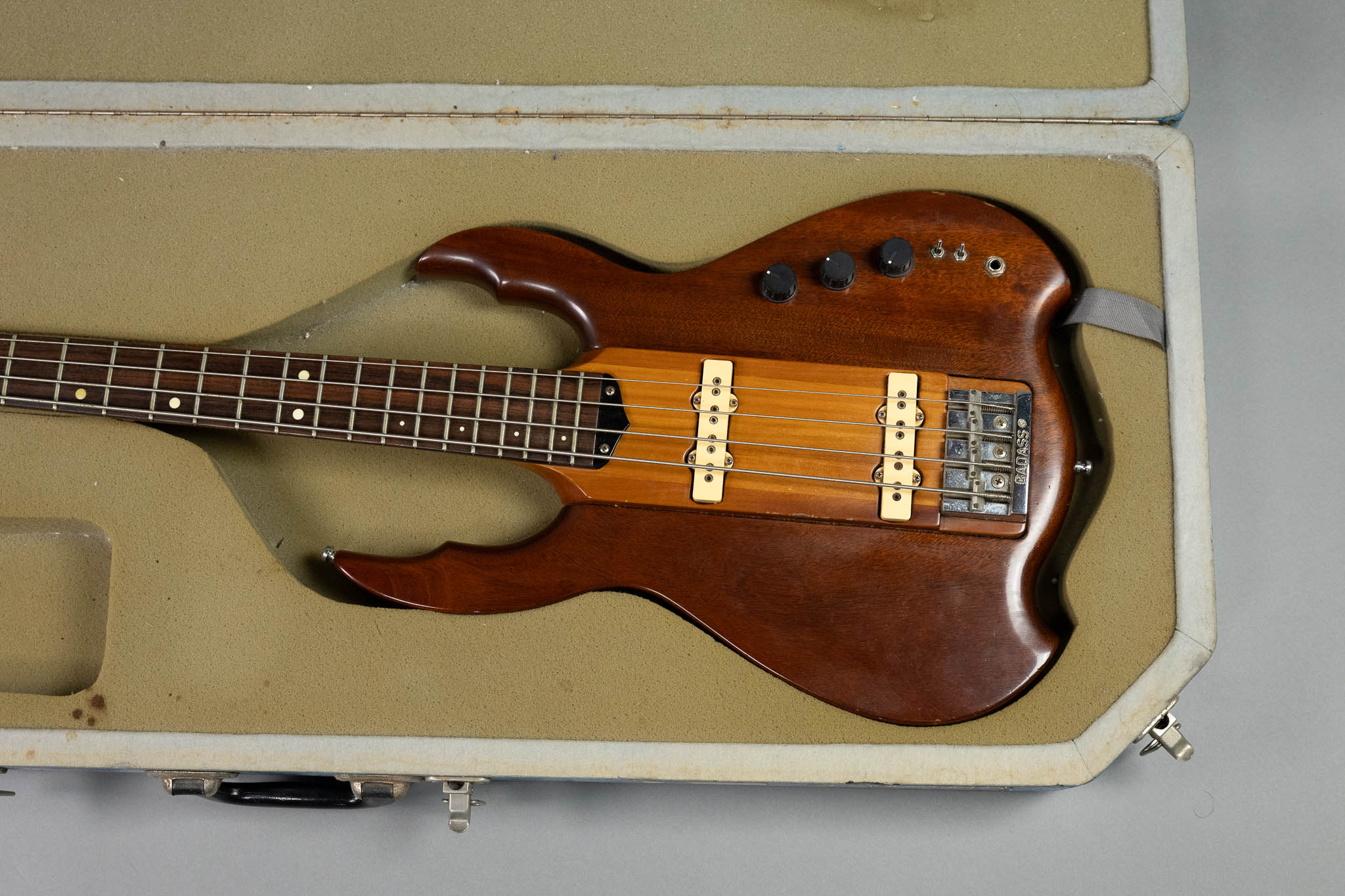 c1980s Rama Bass (Australia, Natural, Fiberglass Case)