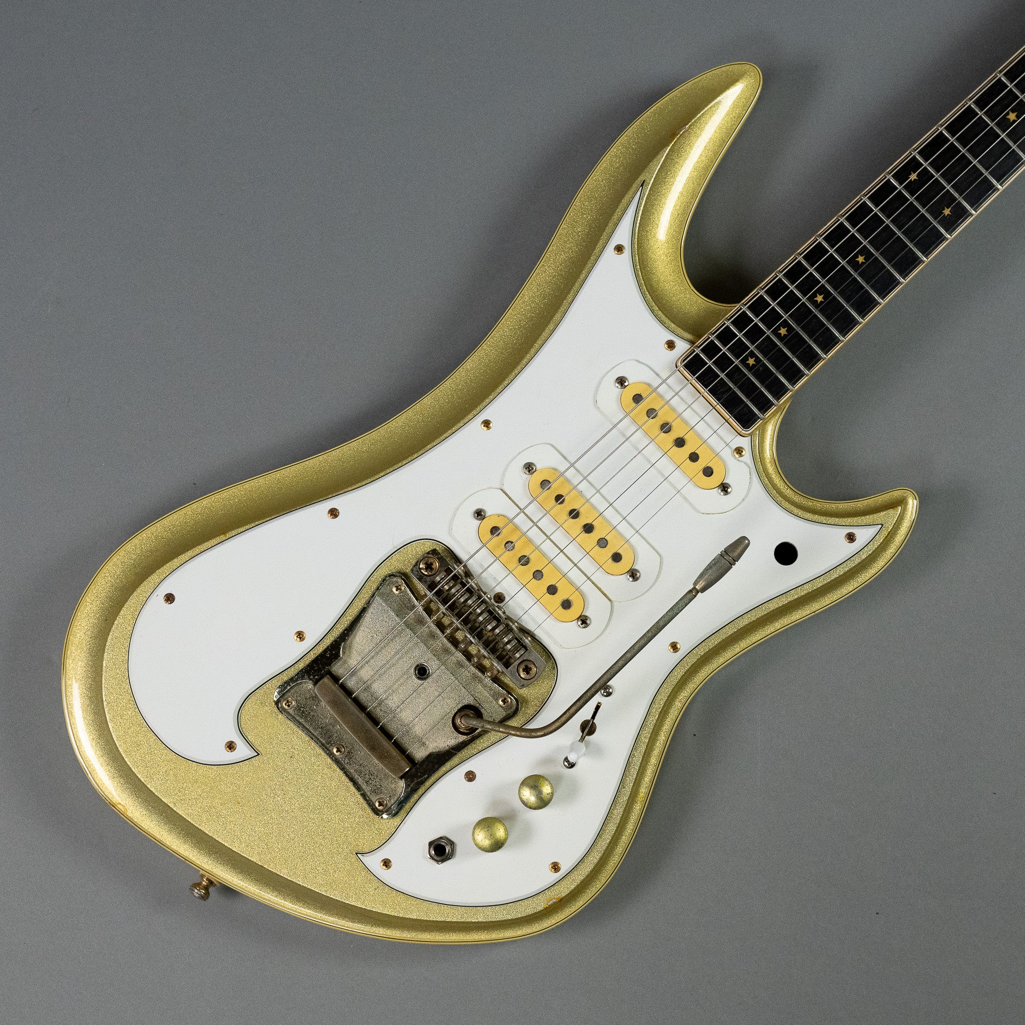 c1980 Guyatone Sharp 5 LG-1200 (Japan, Gold Sparkle, HSC)