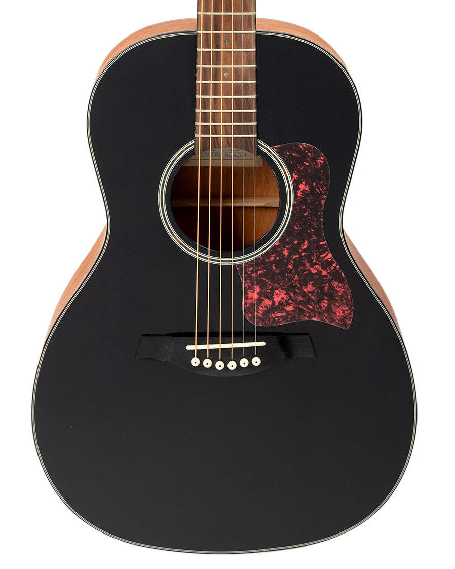 Gilman GPA10BK 00 Parlour Guitar (Black)