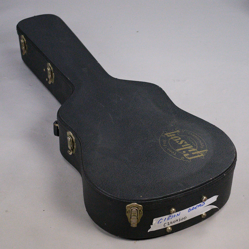 c2000s Gibson Dreadnought Case (Canada, Black, Second Hand)