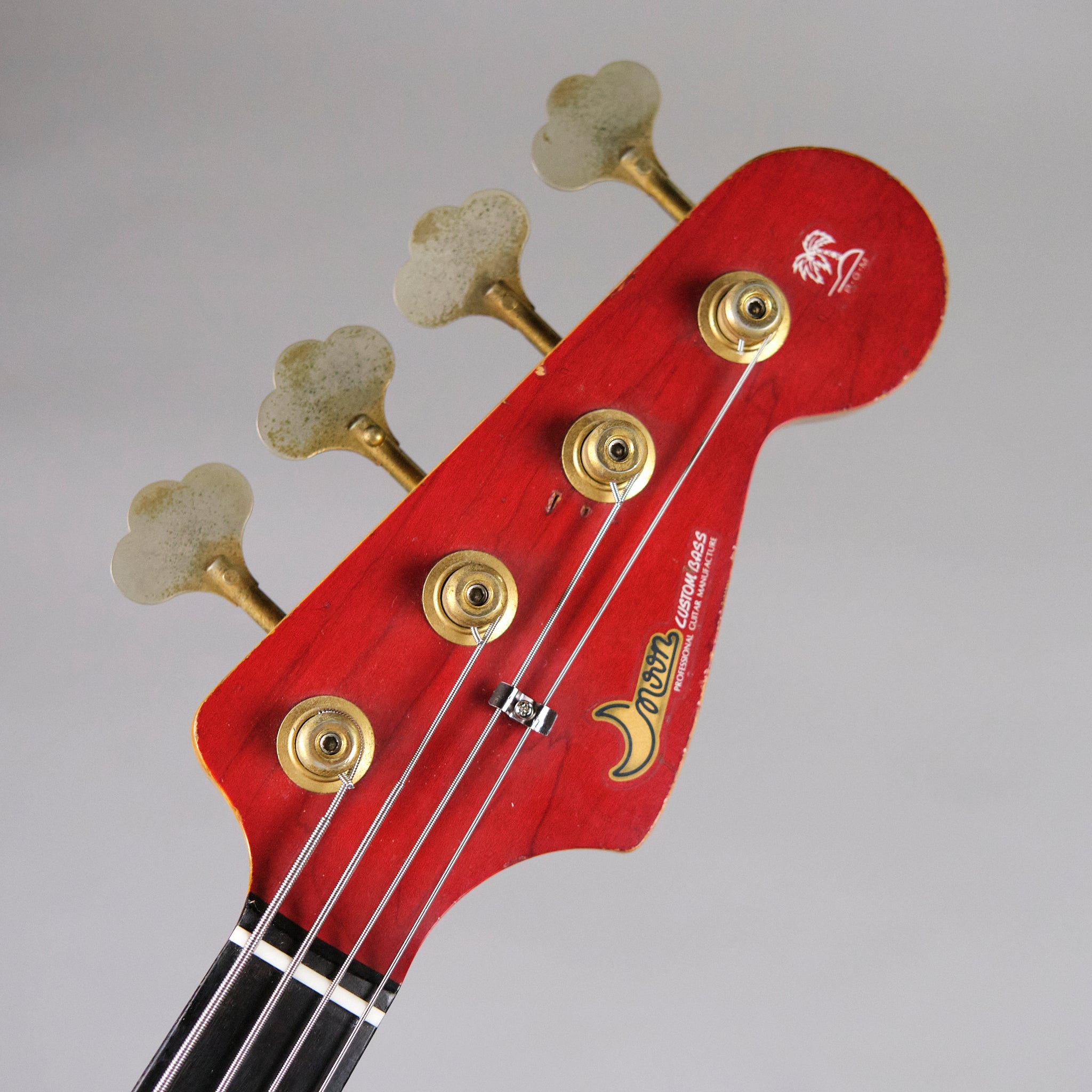 c1990s Moon JJ4 Jazz Bass (Japan, Red)