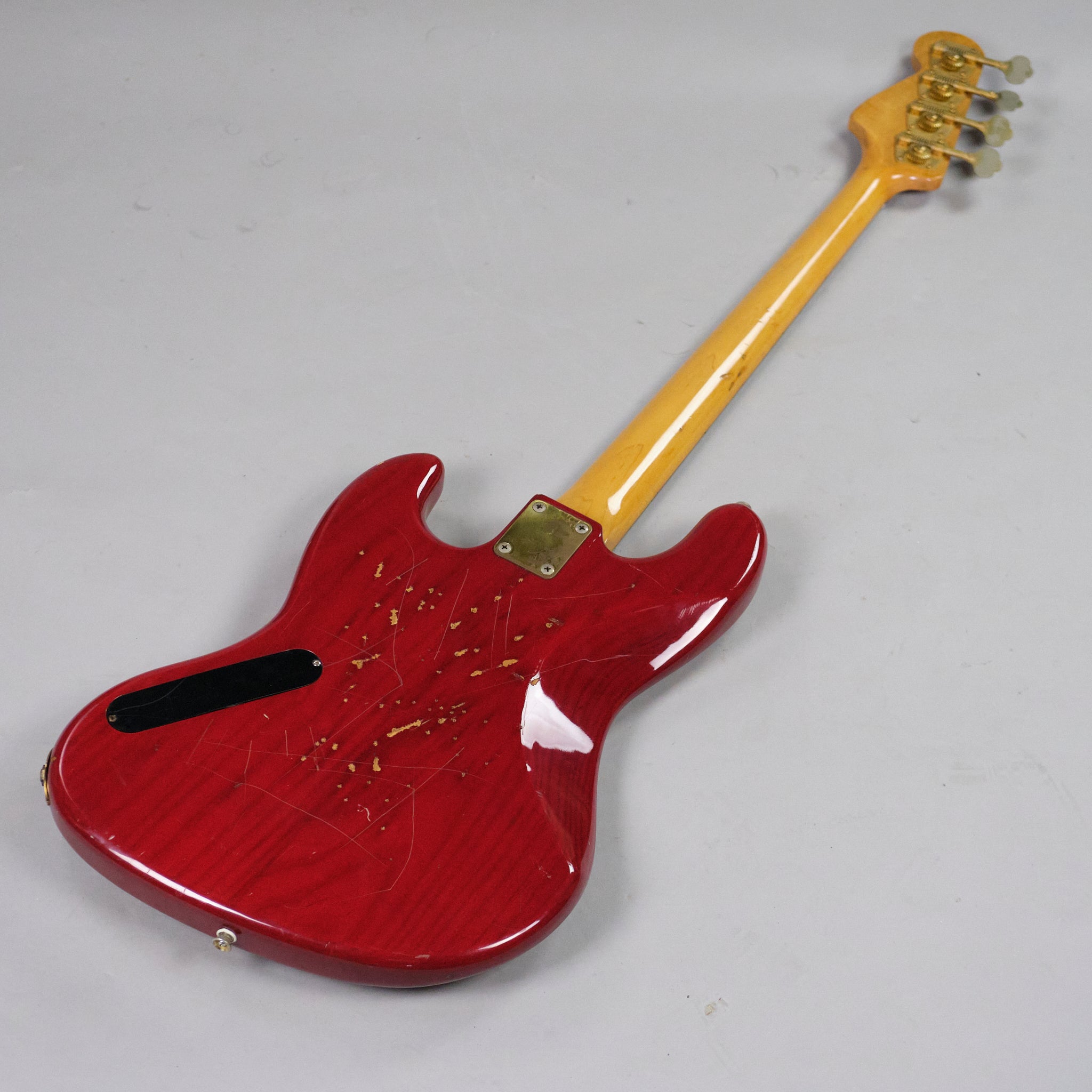 c1990s Moon JJ4 Jazz Bass (Japan, Red)