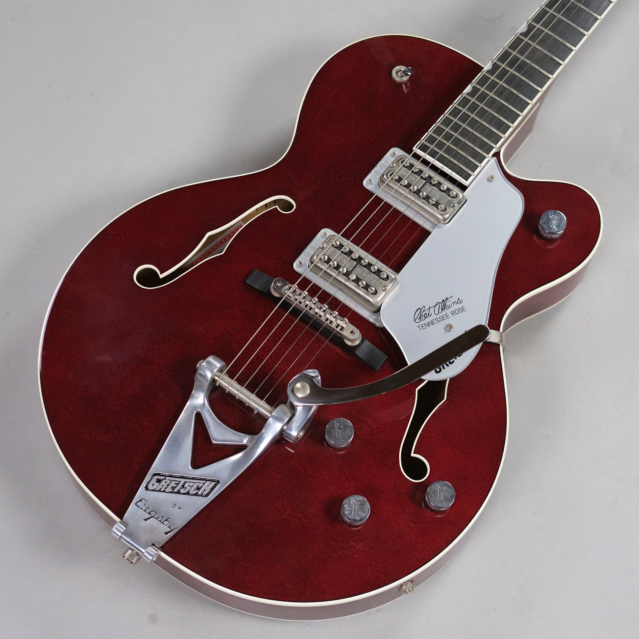 2010 Gretsch G6119 Chet Atkins Tennesse Rose ( Japan, Deep Cherry Stain, OHSC)