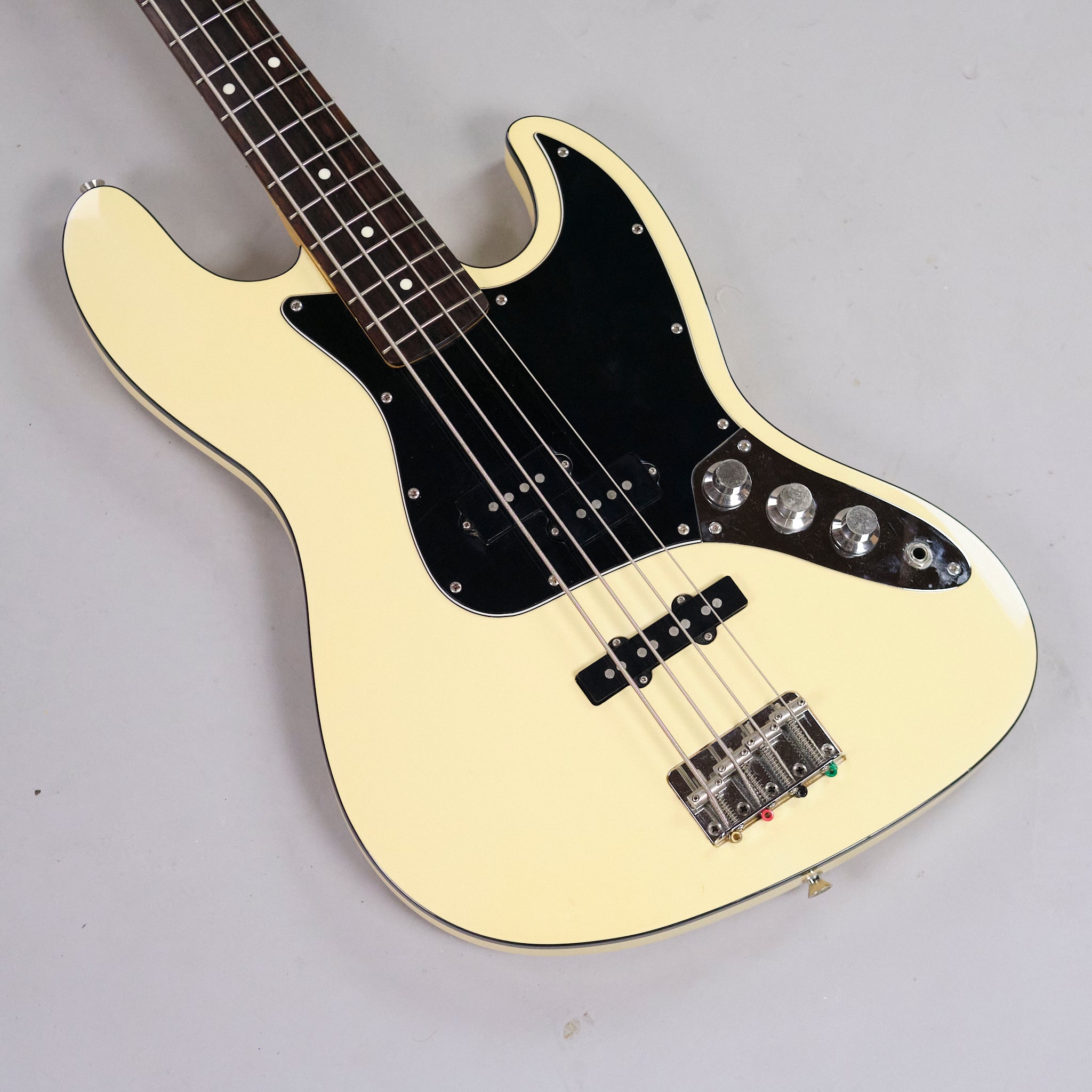 2007 Fender Aerodyne Jazz Bass (Japan, Olympic White)