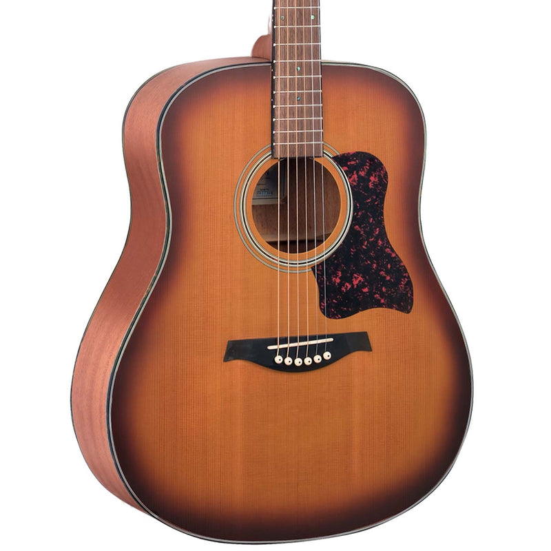 Gilman GD12TS Dreadnought Acoustic Guitar (Cedar Top, Tobacco Suburst)
