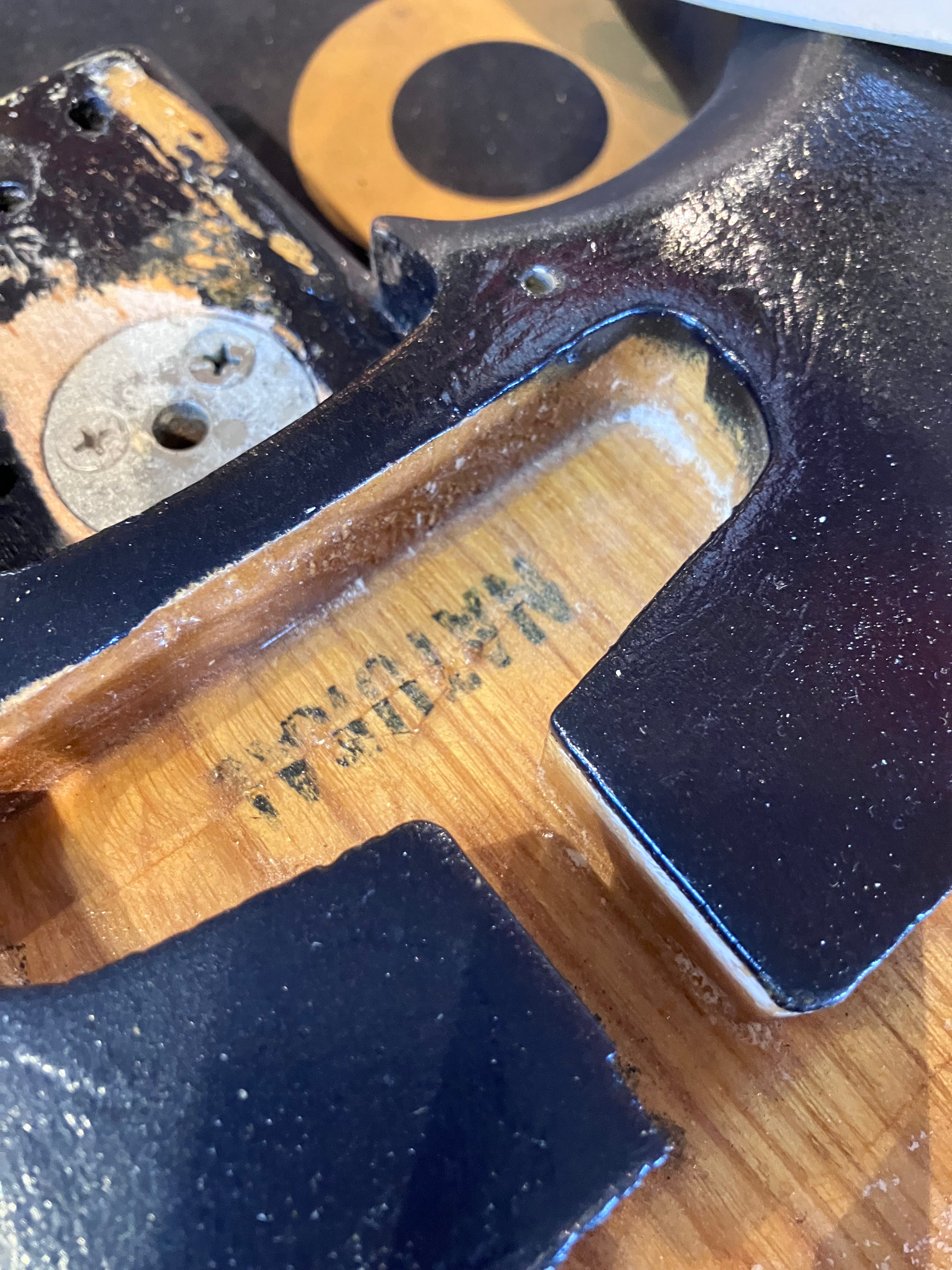 1974 Fender Stratocaster (USA,  Black Refinish, HSC)