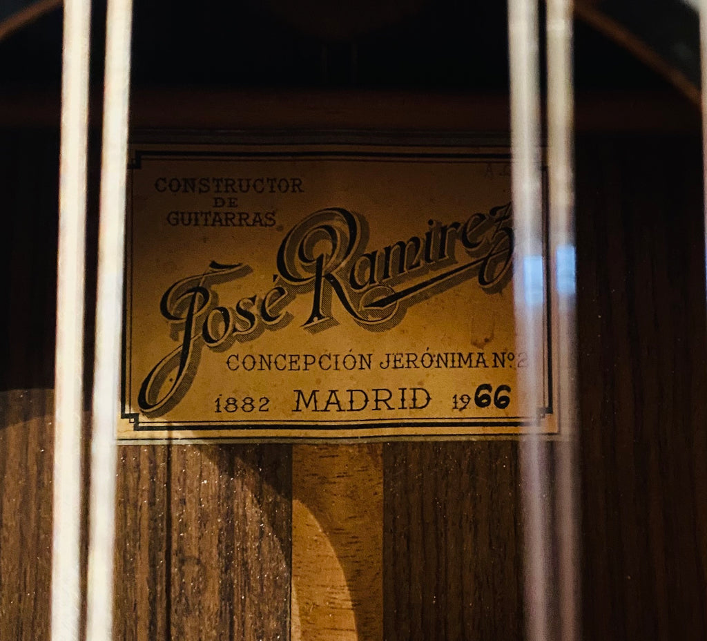 1966 Jose Ramirez III 1A Classical Guitar (Spain, HSC)