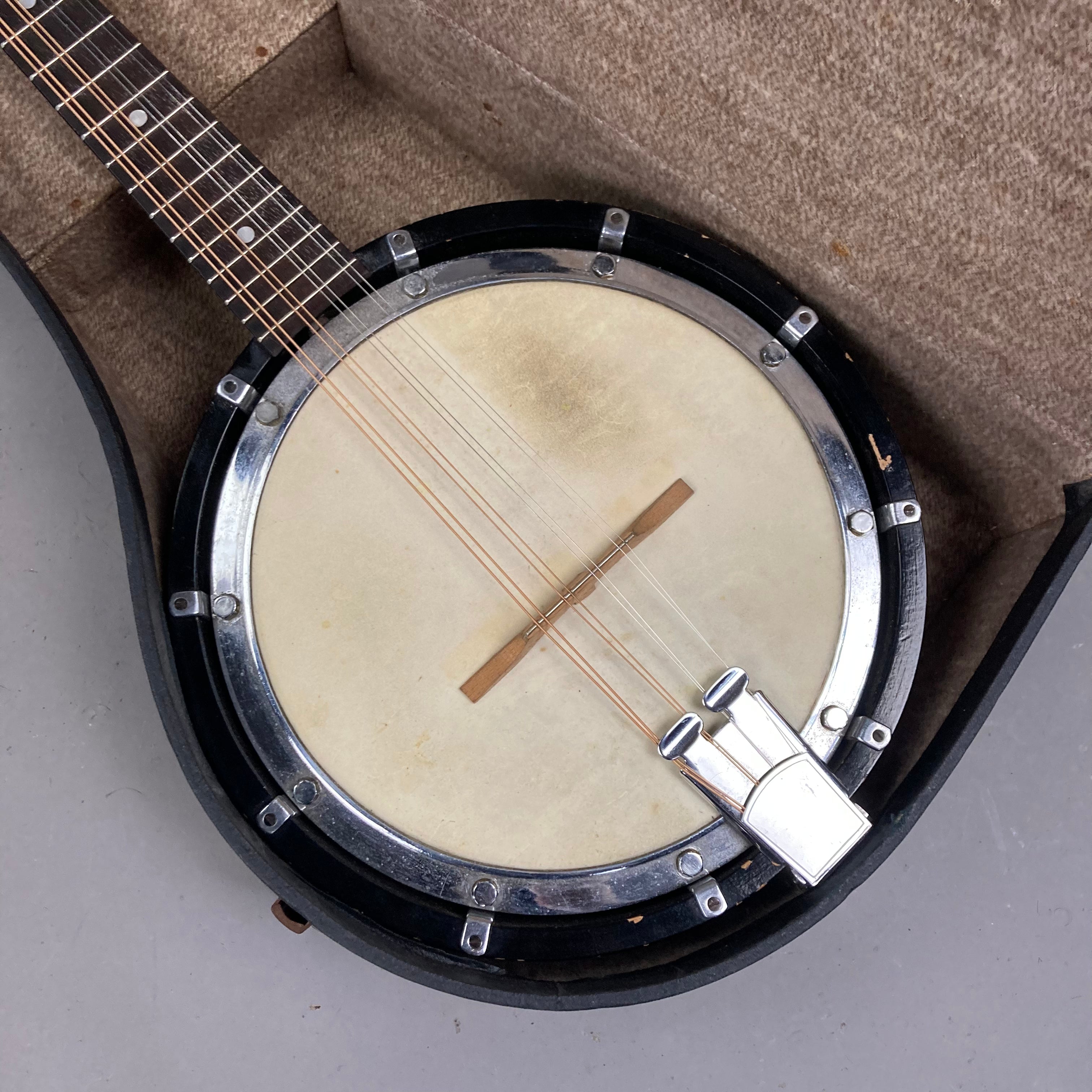 c1920s George Houghton & Sons Banjo Mandolin (England, OHSC)