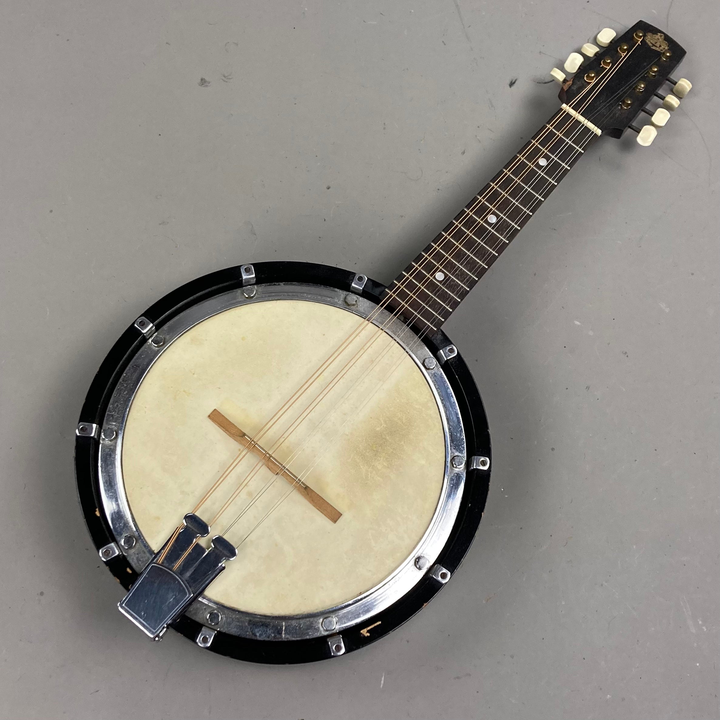 c1920s George Houghton & Sons Banjo Mandolin (England, OHSC)