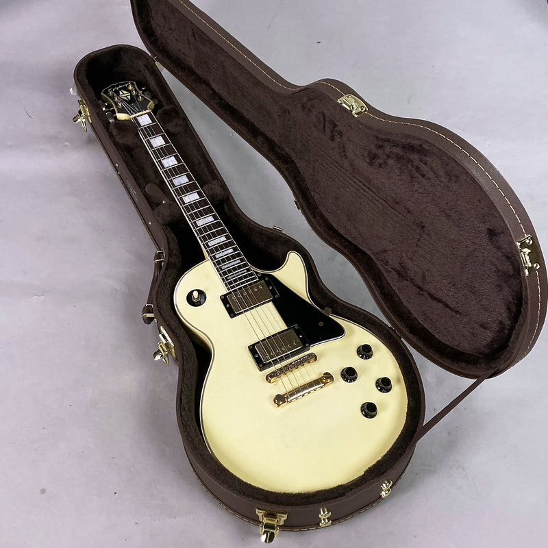 c1996 Epiphone Les Paul Custom Yamano Gakki (Japan, White, HSC)