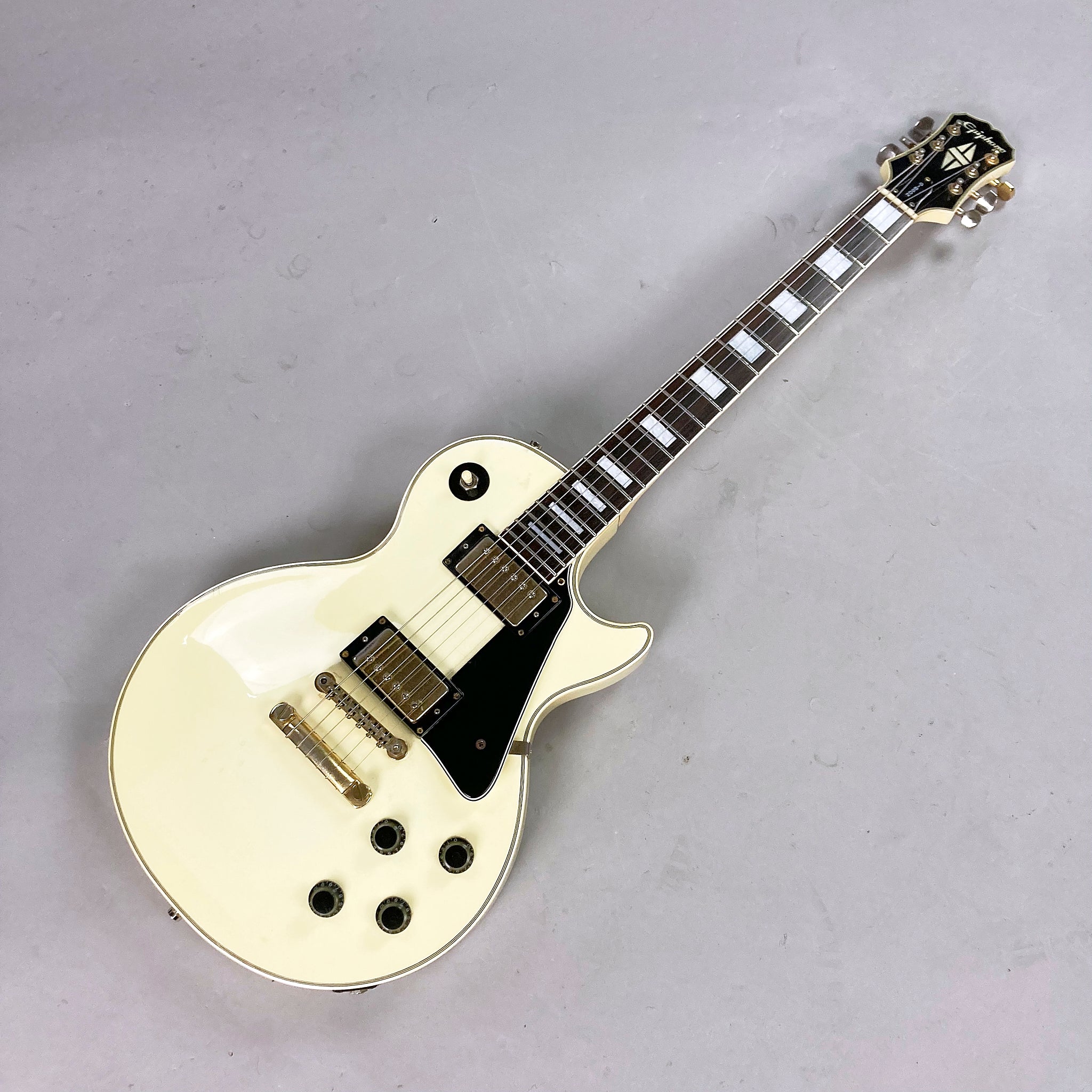 c1996 Epiphone Les Paul Custom Yamano Gakki (Japan, White, HSC)