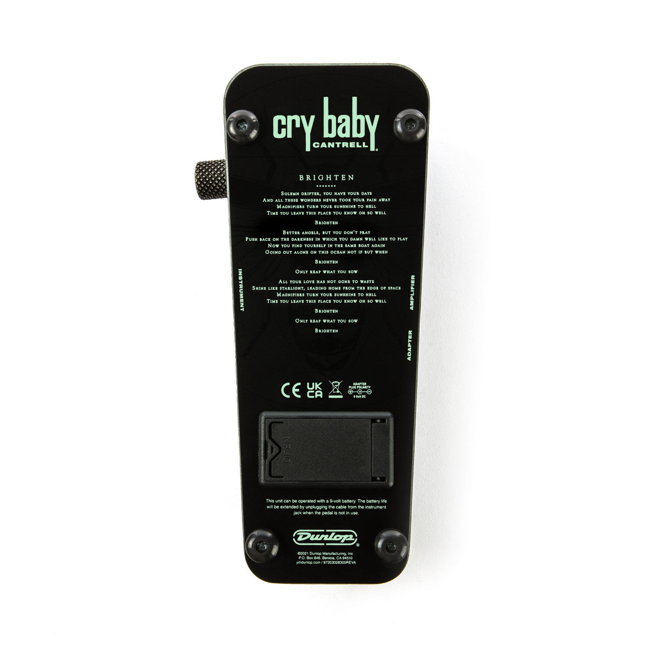 クライベイビーCry Baby Cantrell ワウペダル ジェリーセントレル Pedal Cry Baby Jerry Cantrell Signature Wah JC95B Dunlop