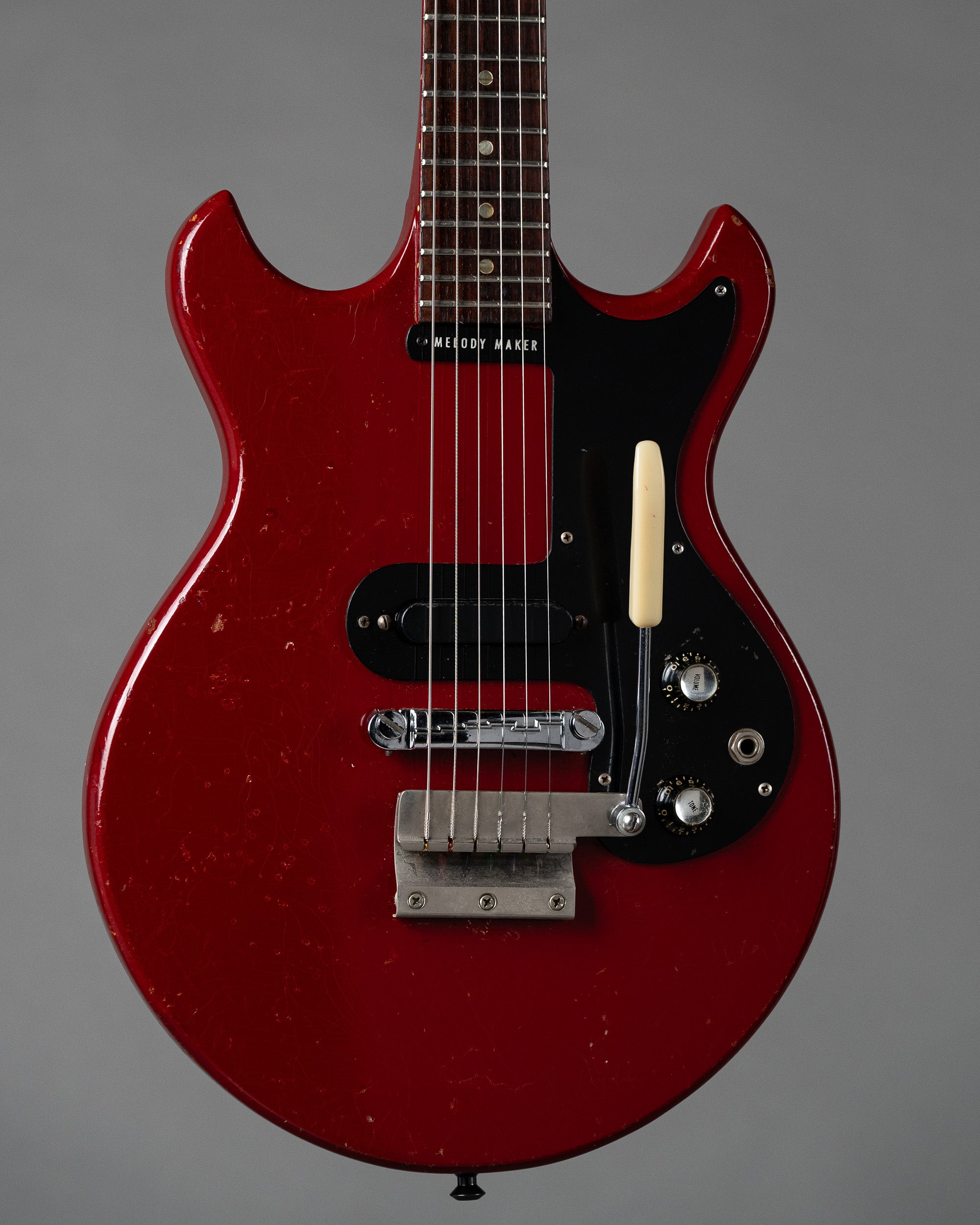 1965 Gibson Melody Maker (USA, Cardinal Red, Victoria HSC)
