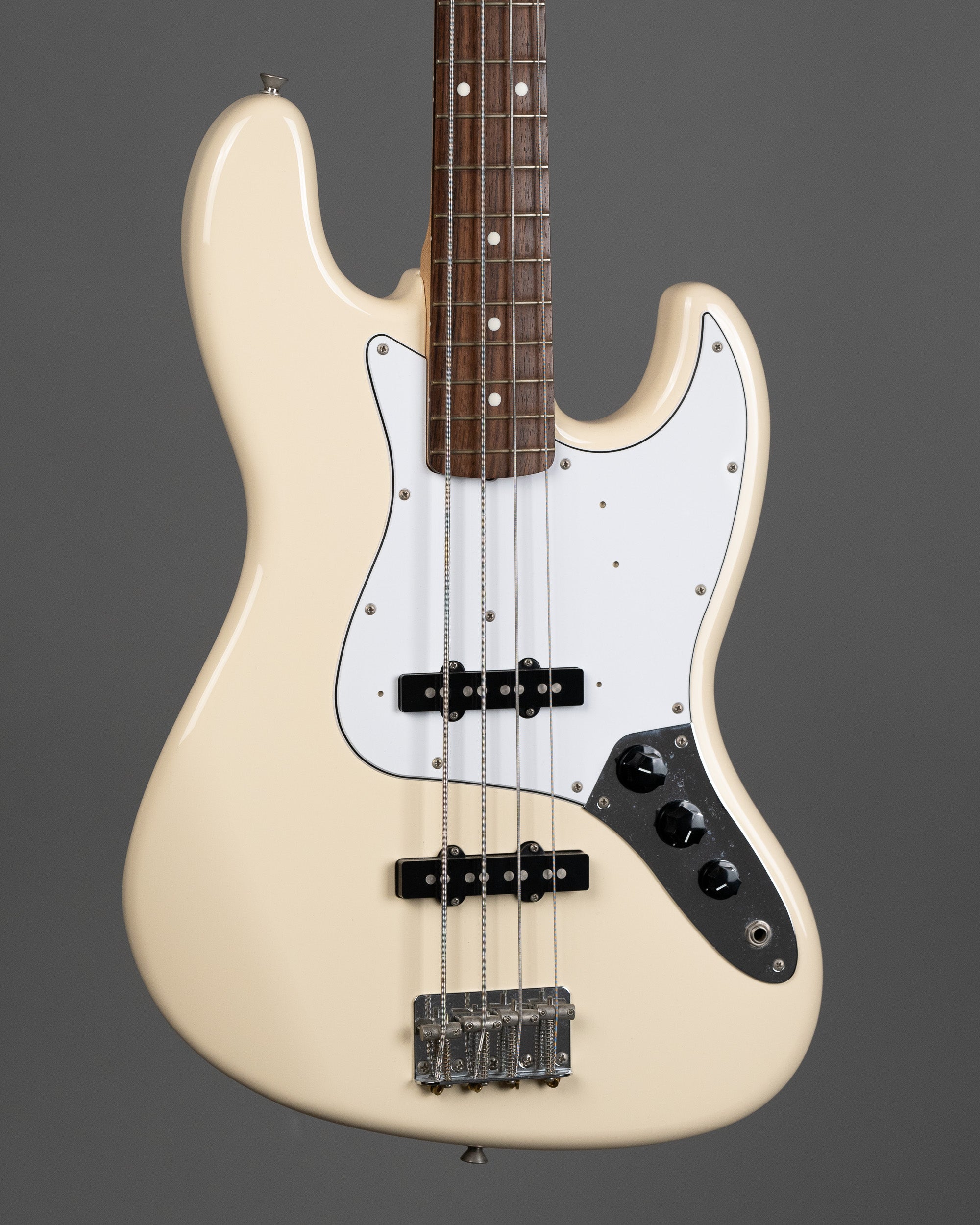 1995 Fender Standard Jazz Bass (Japan, Olympic White, Gig Bag)