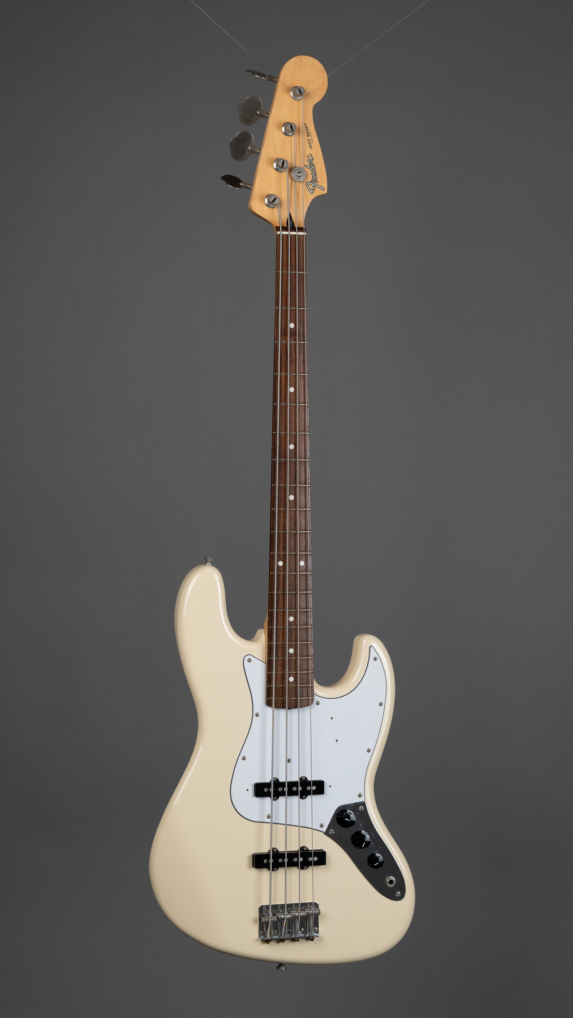 1995 Fender Standard Jazz Bass (Japan, Olympic White, Gig Bag)