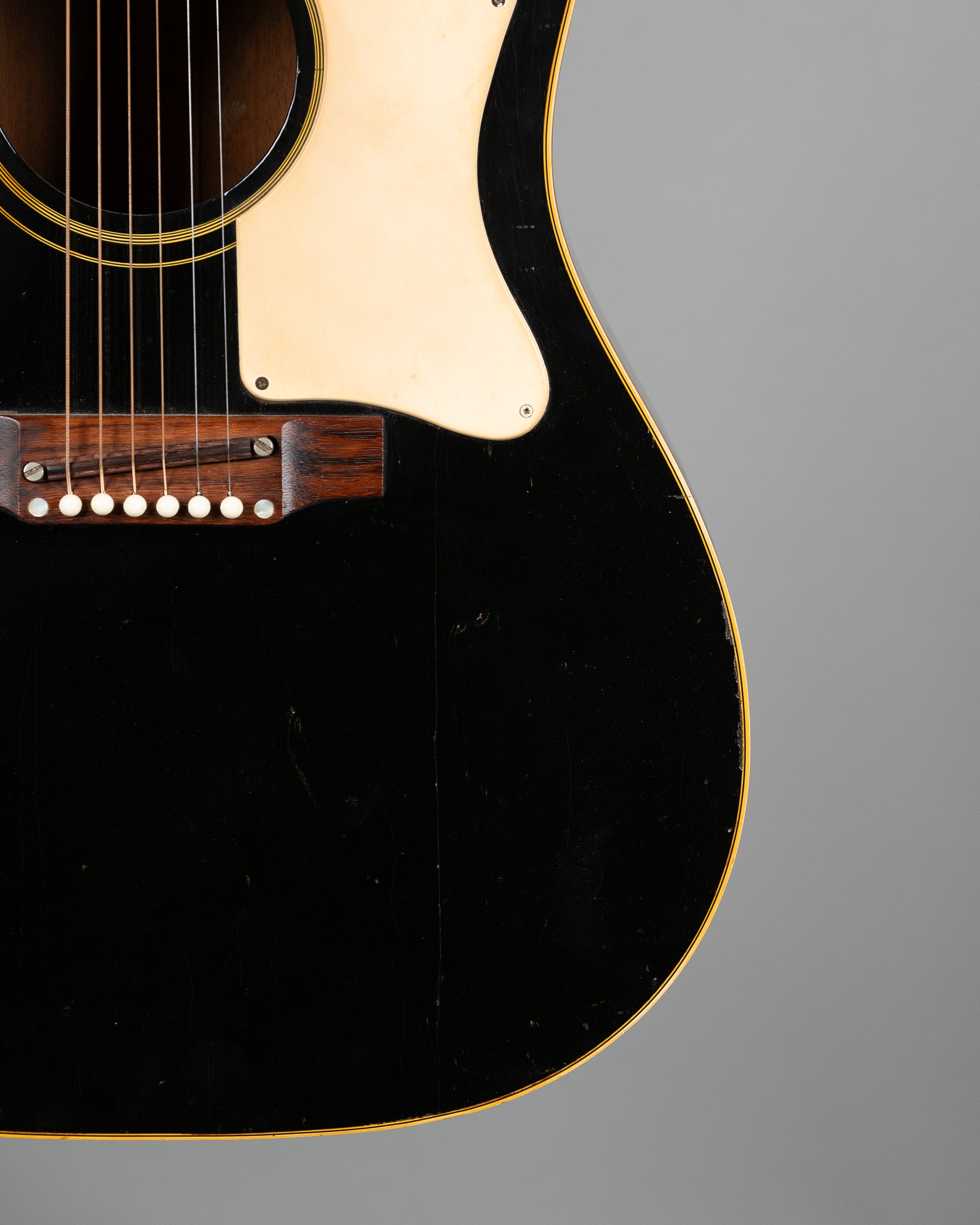 1968 Gibson J-45 ADJ (USA, Factory Black, HSC)