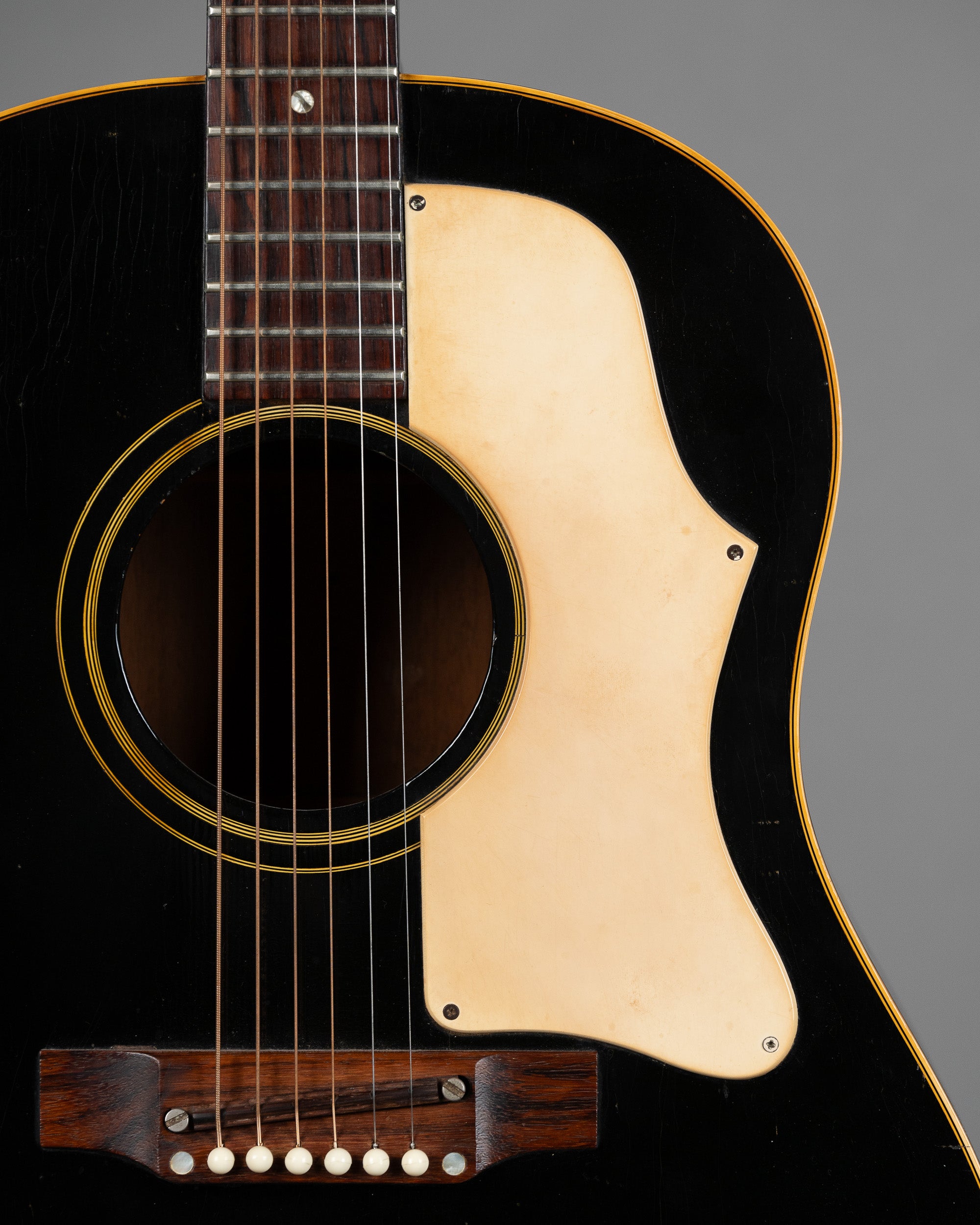 1968 Gibson J-45 ADJ (USA, Factory Black, HSC)