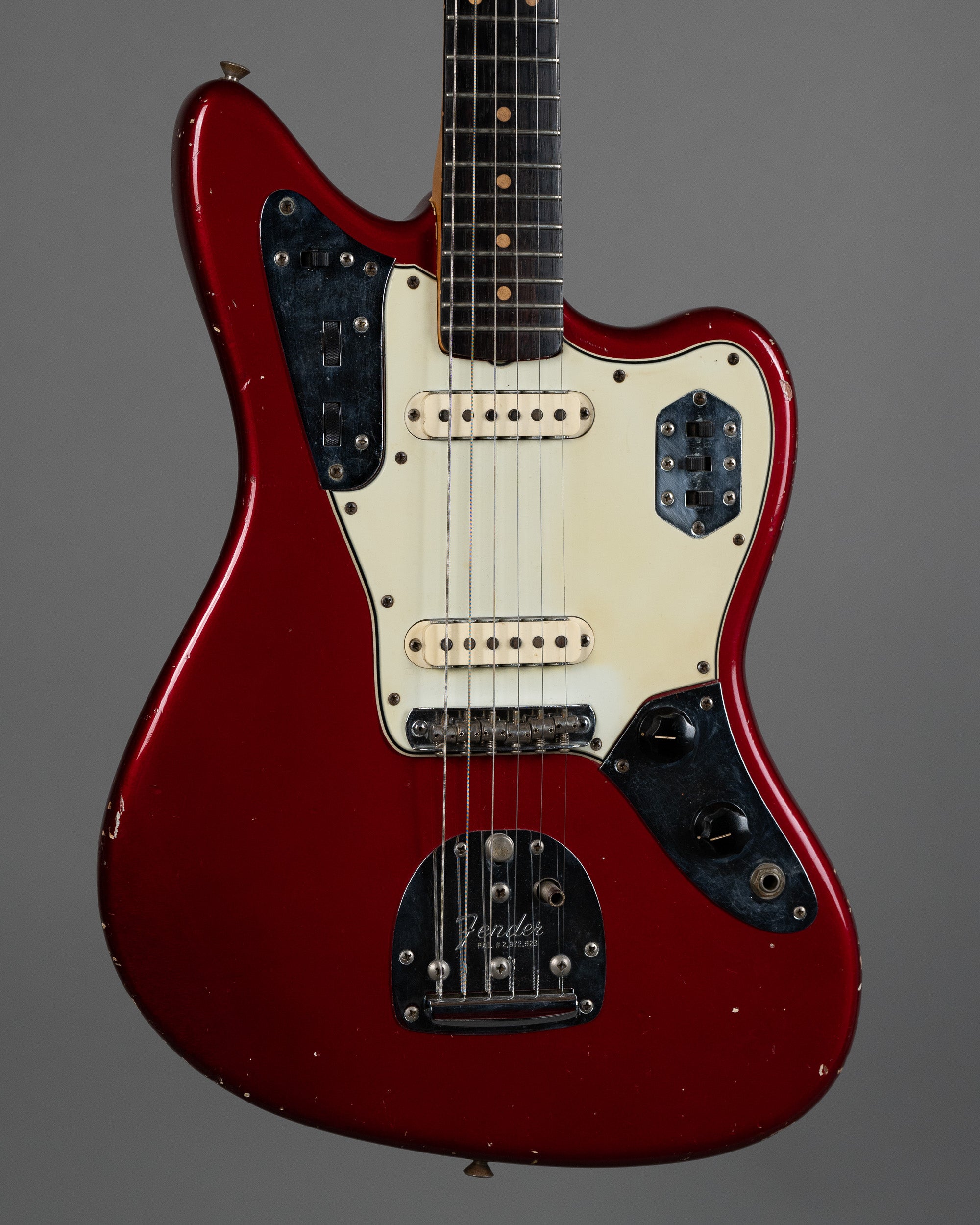 1964 Fender Jaguar (USA, Candy Apple Red, OHSC)